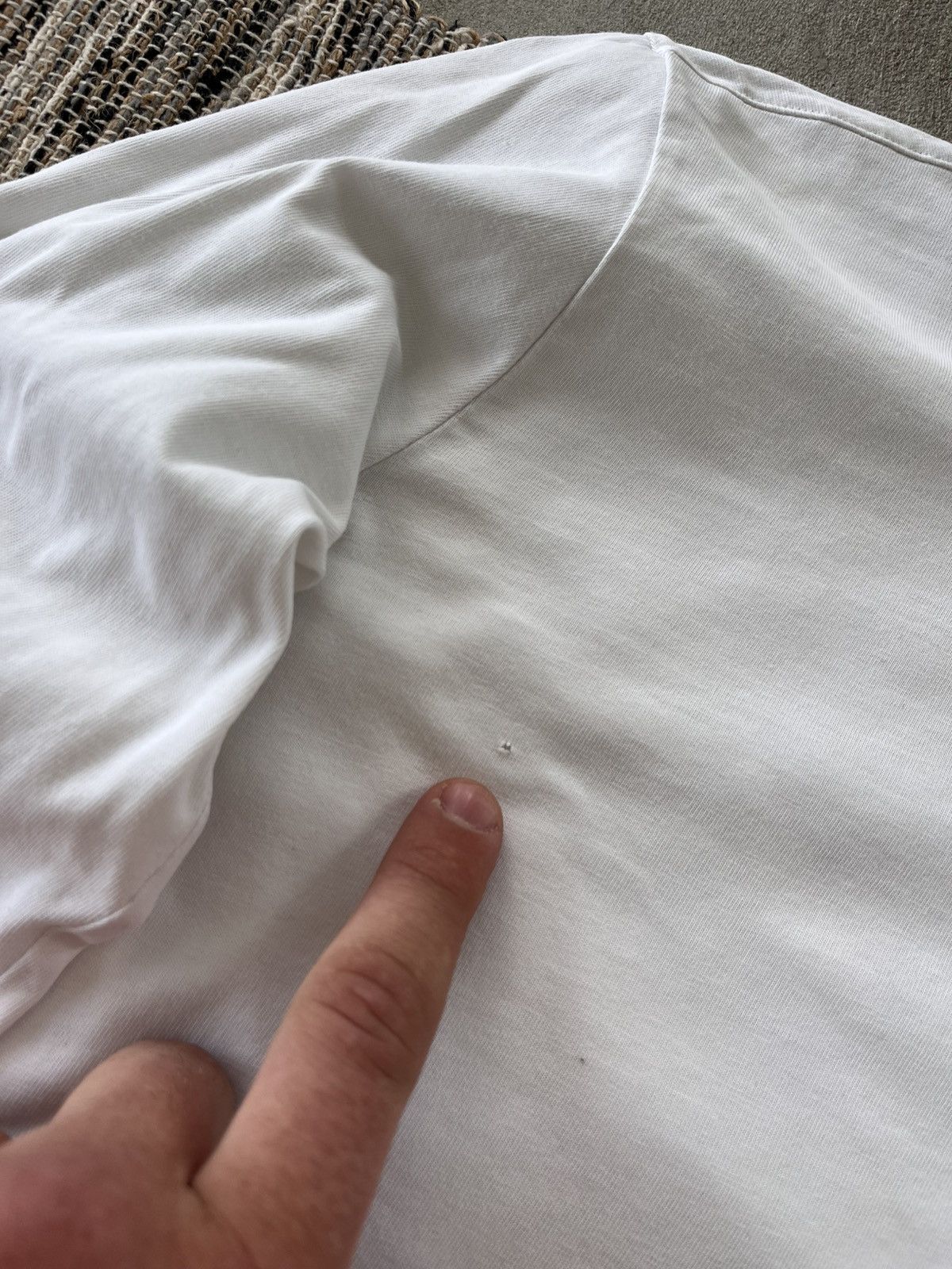 Champion × Vintage Vintage Champion Longsleeve Tshirt White Logo Blank tee Y2K Size US S / EU 44-46 / 1 - 16 Thumbnail
