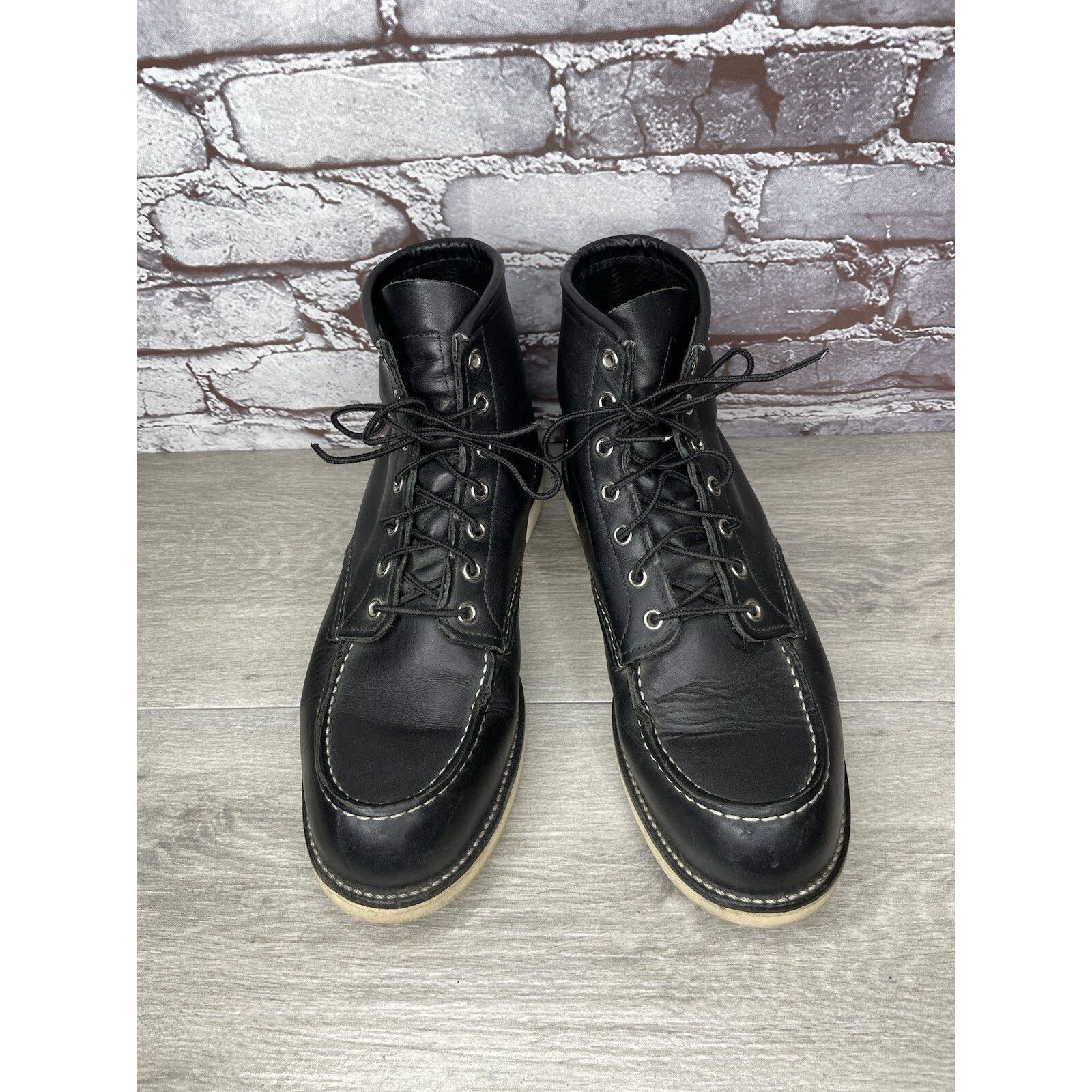 Red Wing Red Wing Boots 9075 Harley Ninja Genuine Black Leather Lace Size US 11 / EU 44 - 18 Thumbnail