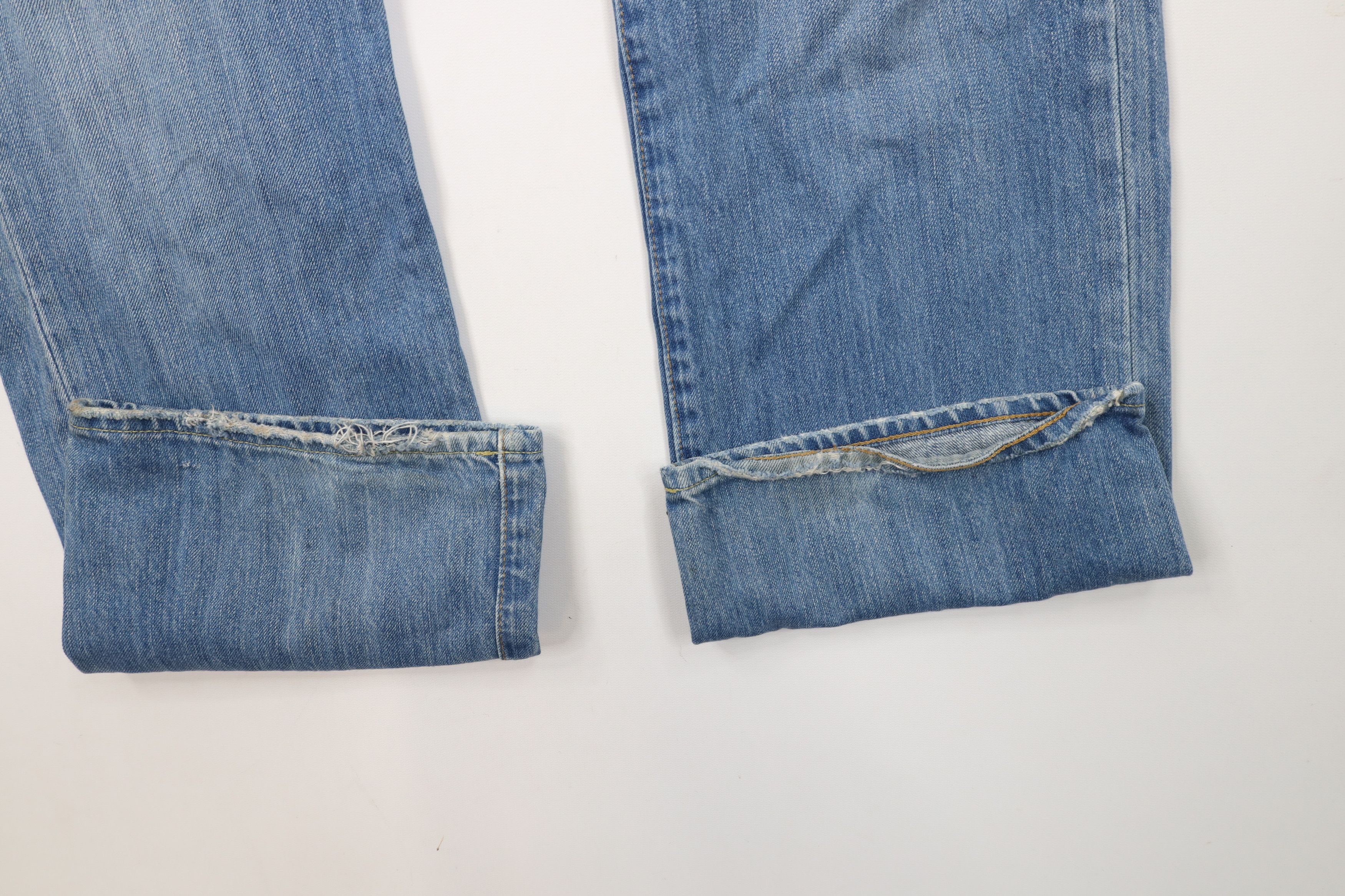 Polo Ralph Lauren × Vintage Vintage Ralph Lauren 67 Vintage Cut Wide Leg Jeans Blue Size US 33 - 5 Thumbnail