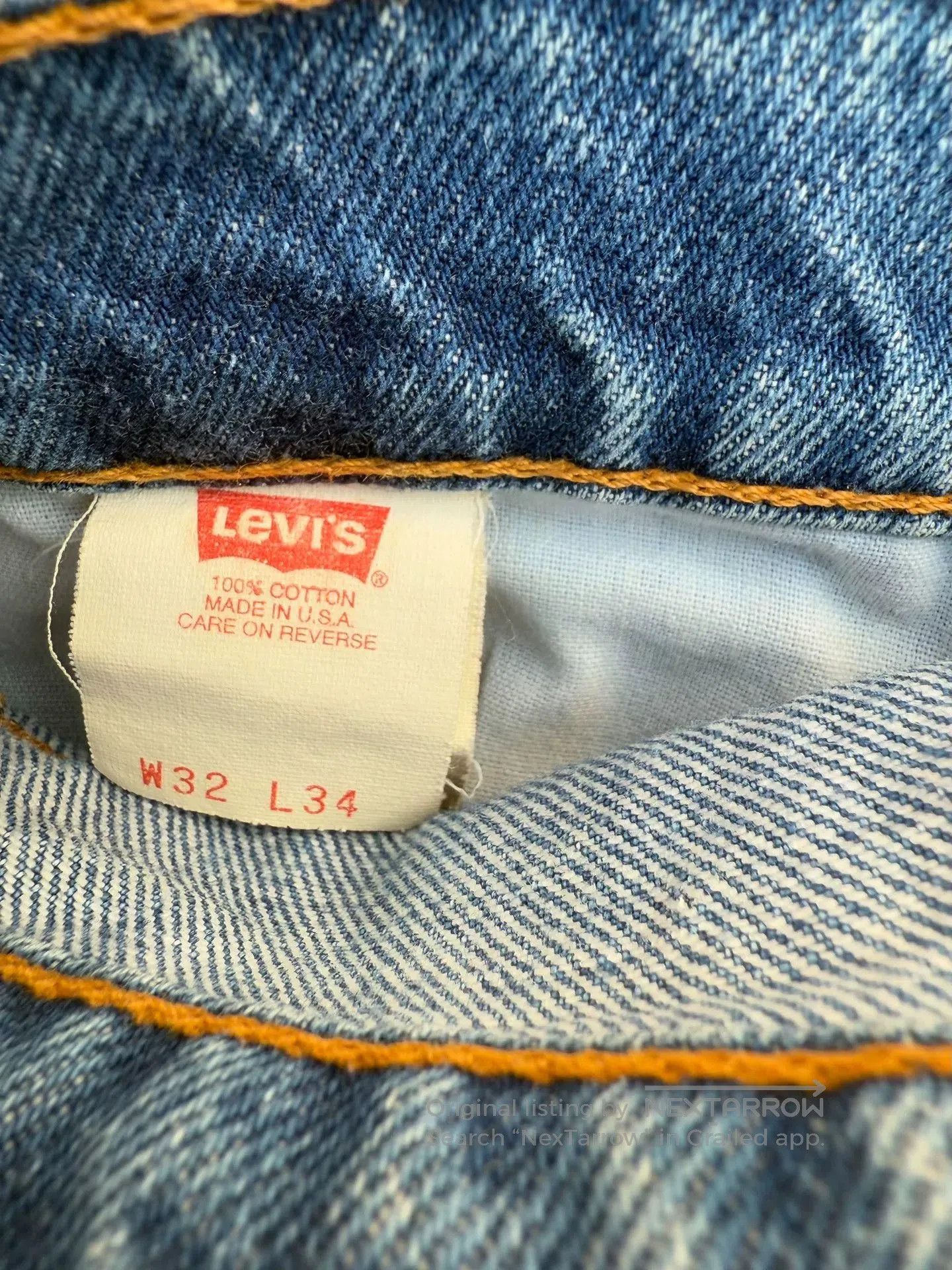 Vintage Vintage 90s Levis 510 Jeans. Size US 32 / EU 48 - 7 Thumbnail
