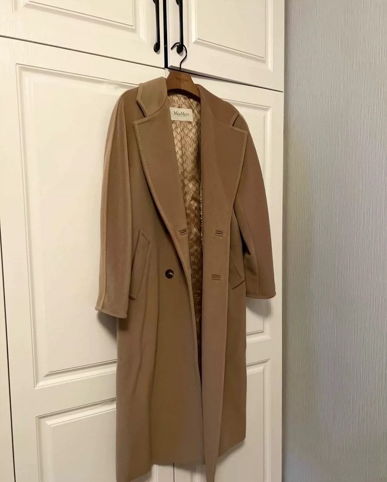 Max Mara Max Mara 101801 Camel Coat Size XL / US 12-14 / IT 48-50 - 1 Thumbnail