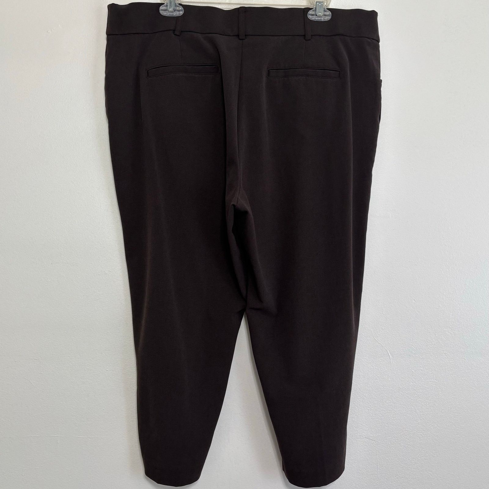 Other Dressbarn Brown Capri Pants Size 16W Size 38" / US 16 / IT 52 - 2 Thumbnail