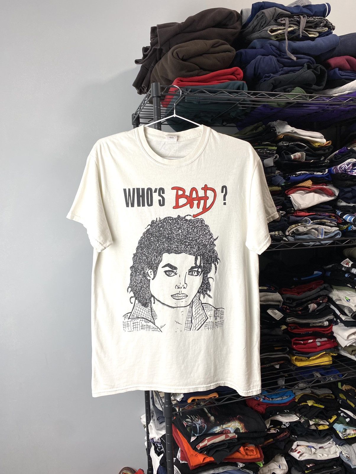 Michael Jackson Vintage 2000’s Michael Jackson Who’s Bad Promo T Shirt Size US M / EU 48-50 / 2 - 1 Thumbnail