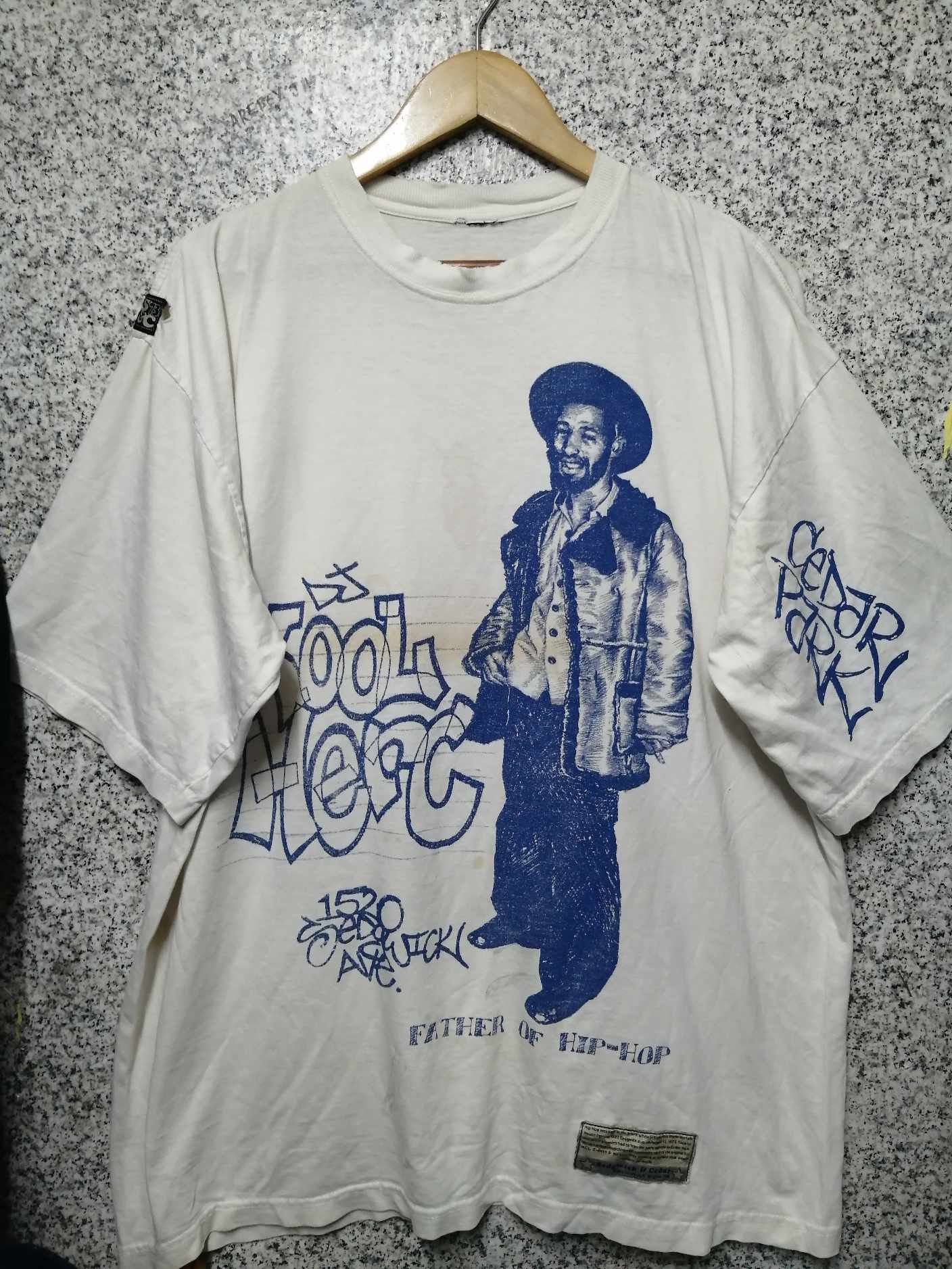 Rap Tees × Vintage VINTAGE DJ KOOL HERC FATHER OF HIP HOP VERY RARE Size US XL / EU 56 / 4 - 1 Thumbnail