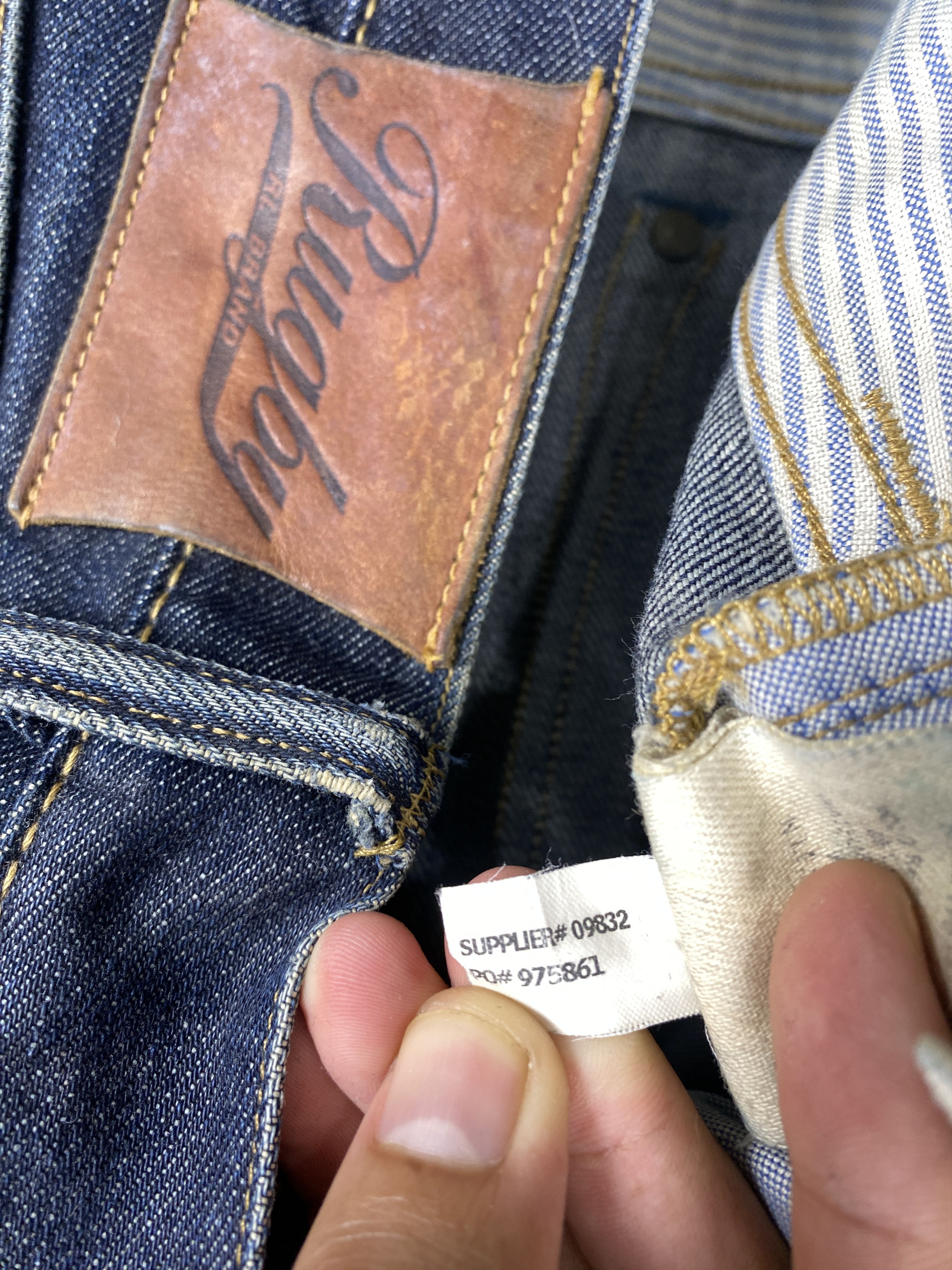Japanese Brand × Vintage Vintage Rugby Al Brand Faded Black Jeans Size US 32 / EU 48 - 14 Thumbnail