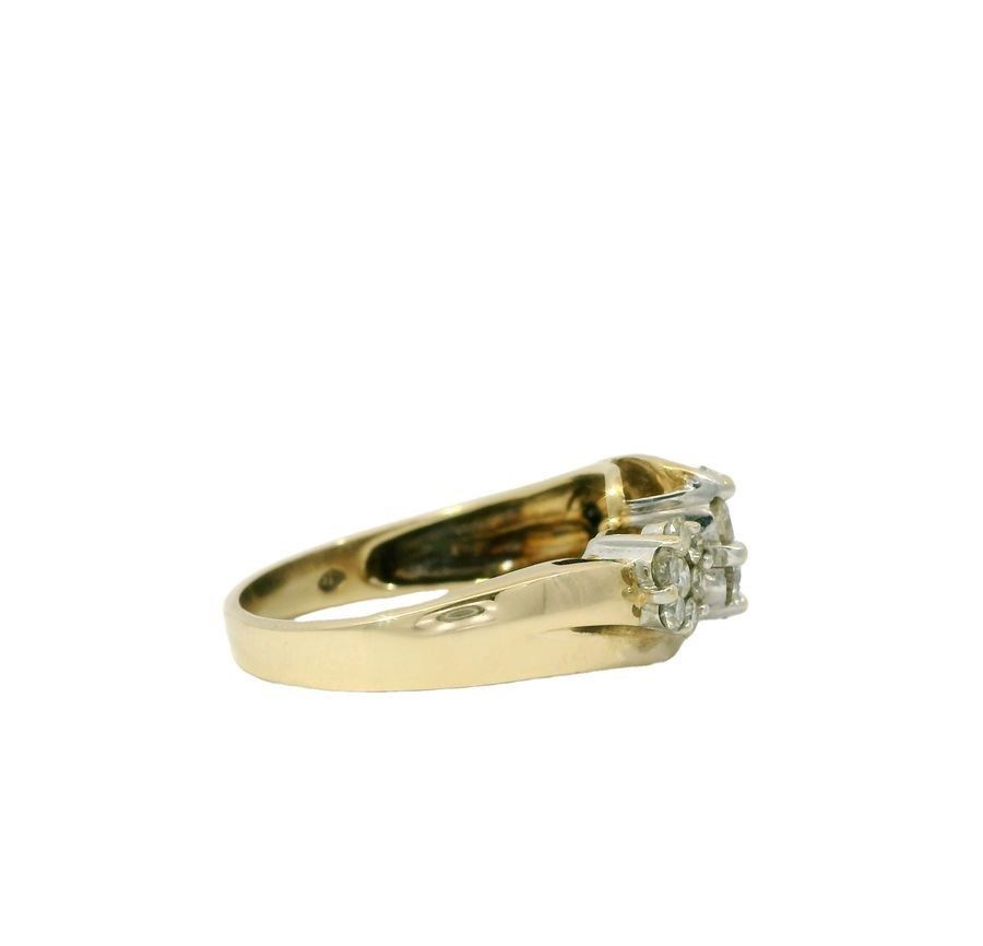 Other 10k Vintage 1 carat Diamond Floral Ring Size ONE SIZE - 4 Thumbnail