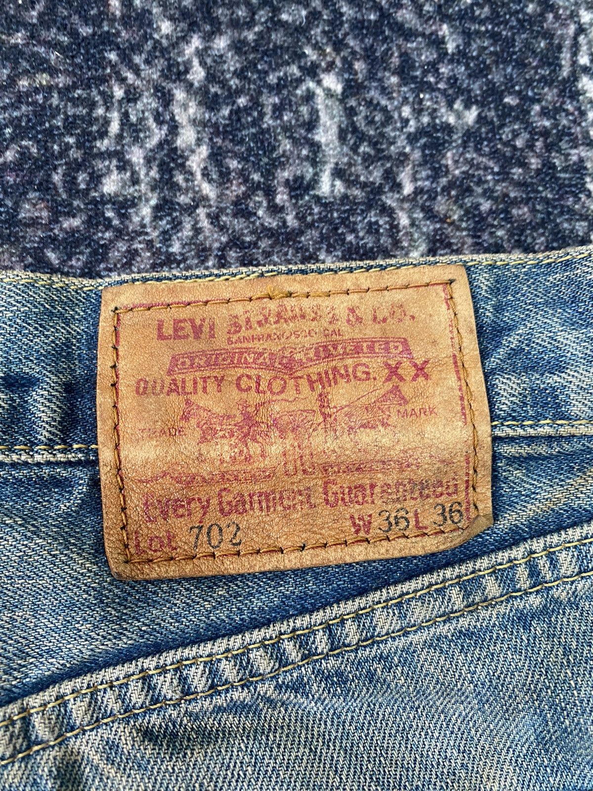 Levi's Vintage Levi’s Big E Lot.702 Jeans Made in Japan Size US 36 / EU 52 - 8 Thumbnail