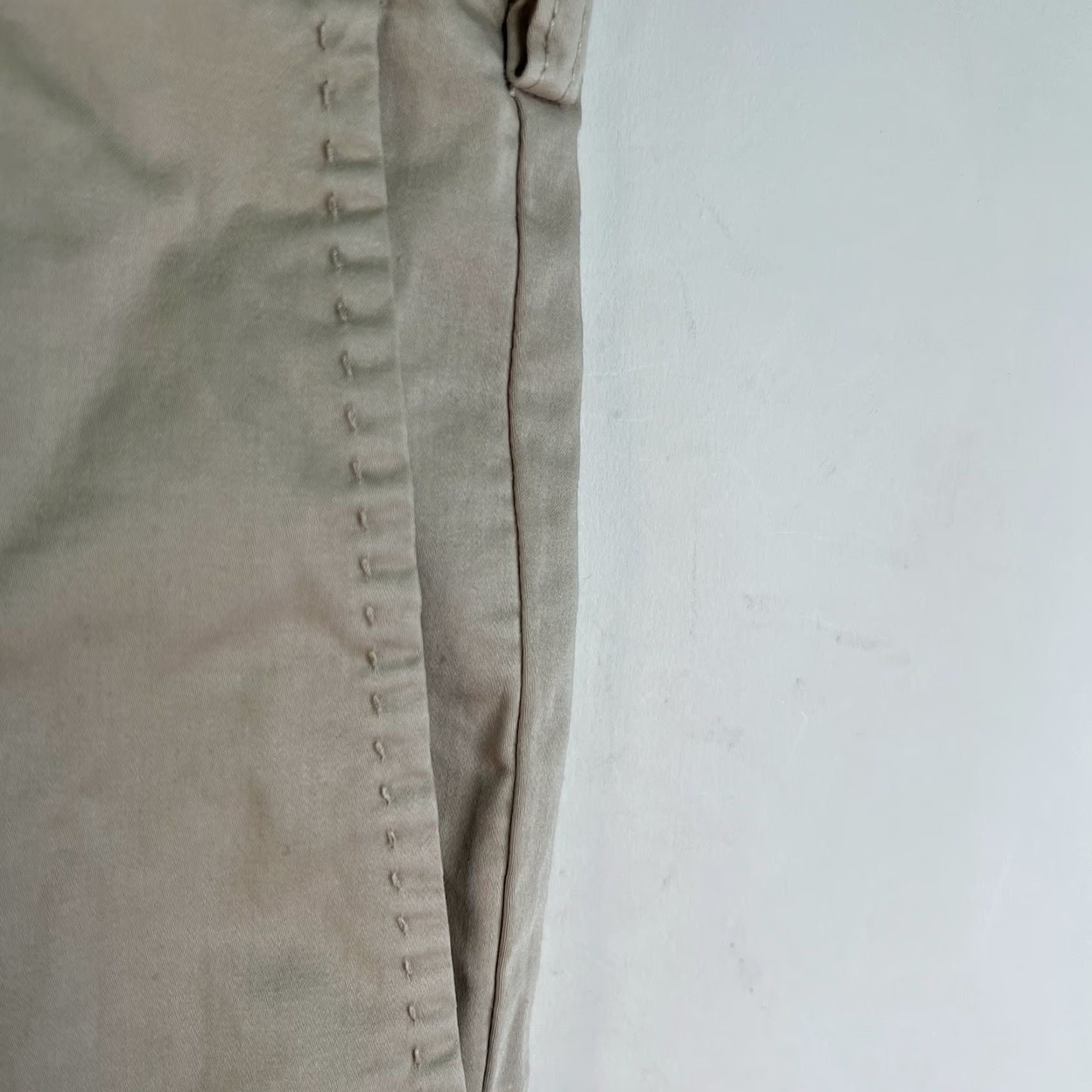 Vintage Rota Sport Mens Pants Chino Straight Beige 50 x 36 Cotton Blend Made in Italy Size US 34 / EU 50 - 5 Thumbnail