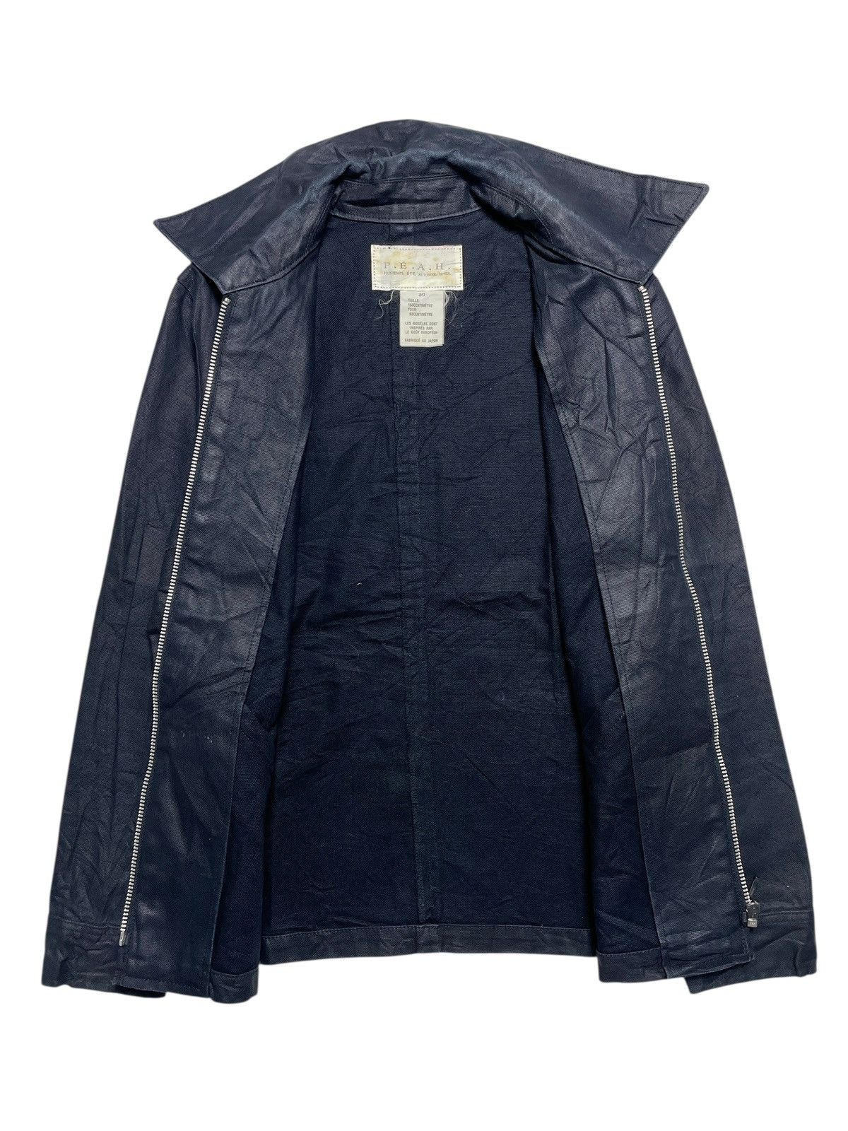 Yasuyuki Ishii 2000’s Peah By Ball - Cotton Waxed Worker Jacket Size US S / EU 44-46 / 1 - 5 Thumbnail