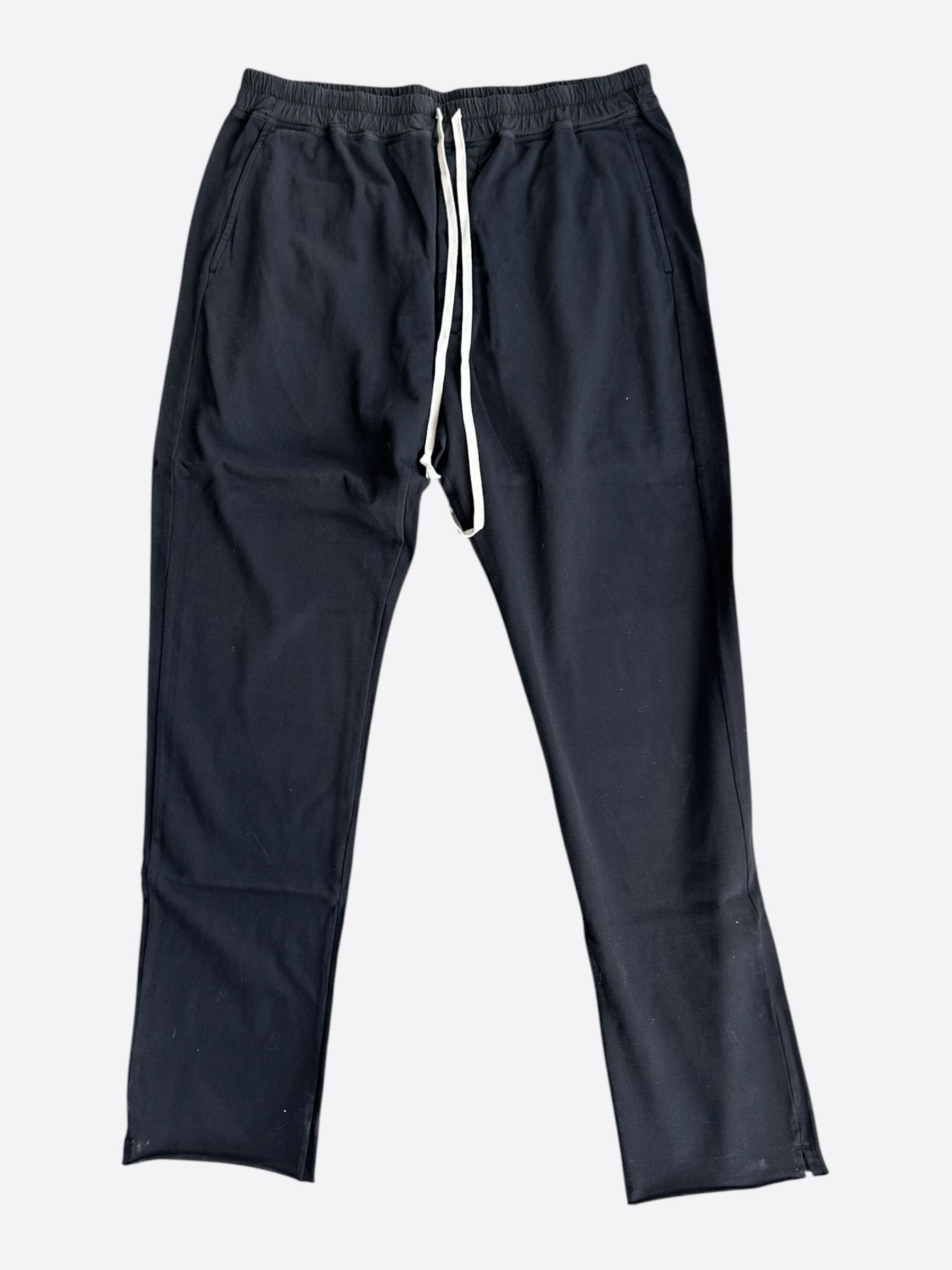 Rick Owens Rick Owens Black Berlin Sweatpants Size US 36 / EU 52 - 1 Thumbnail