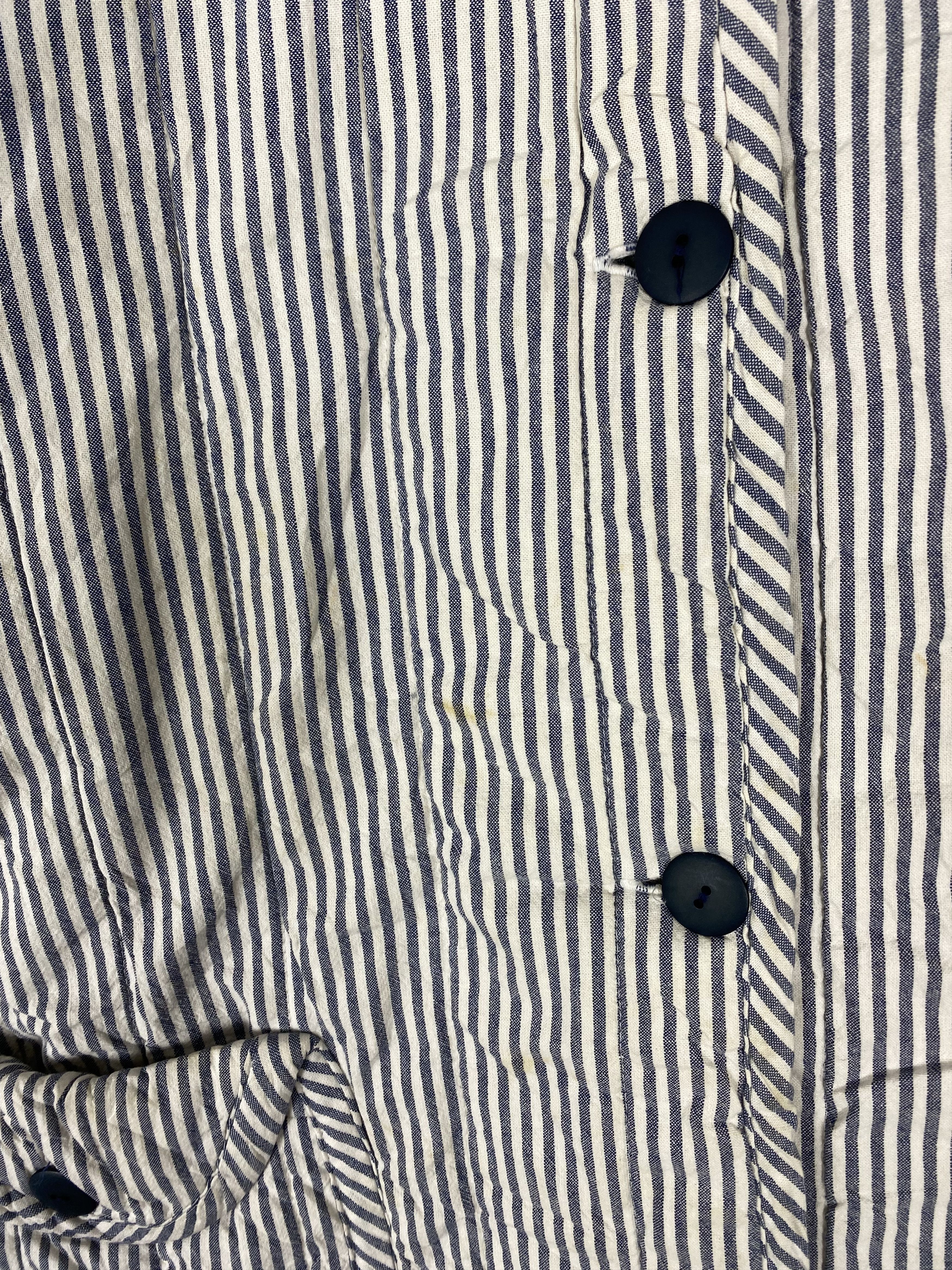 Disney Vintage Erny Mickey Mouse x Disney Striped Chore Coat Jacket Size US M / EU 48-50 / 2 - 4 Thumbnail