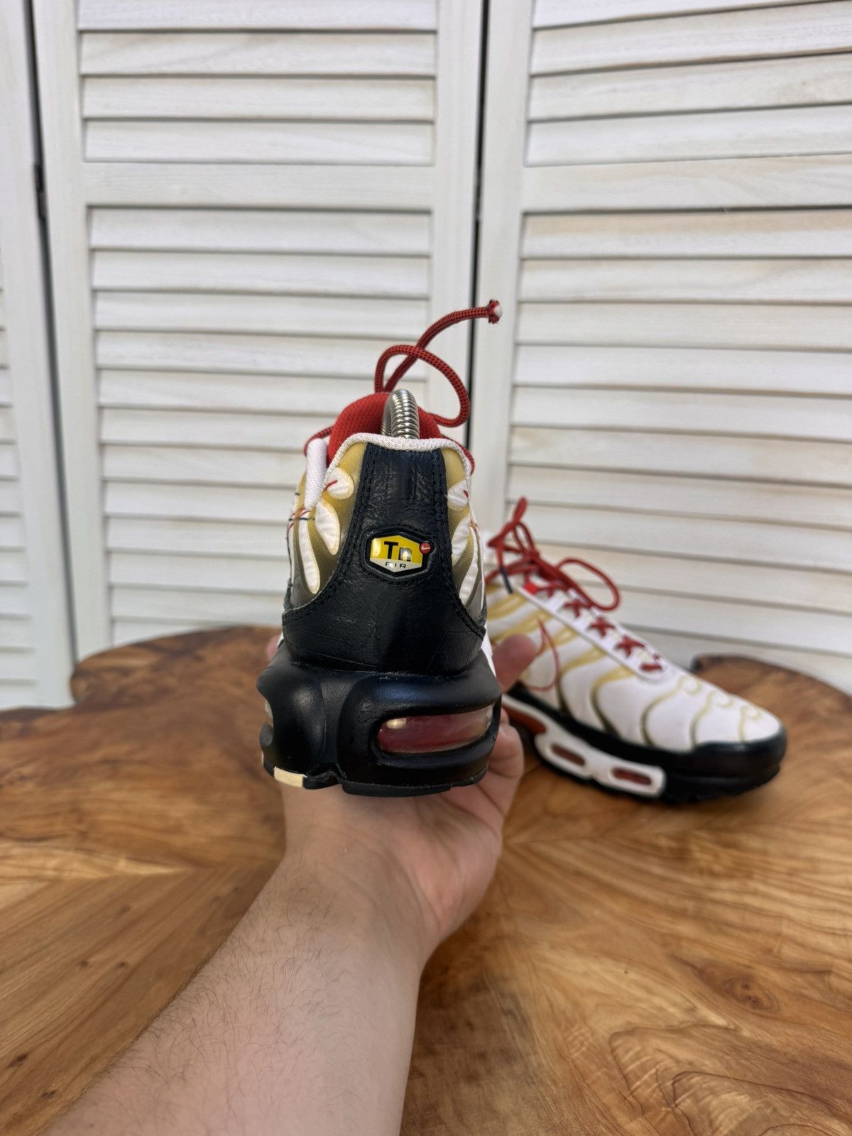 Nike Nike Air Max Plus TN White Red Gold Men’s Size 8.5 Size US 8.5 / EU 41-42 - 8 Thumbnail