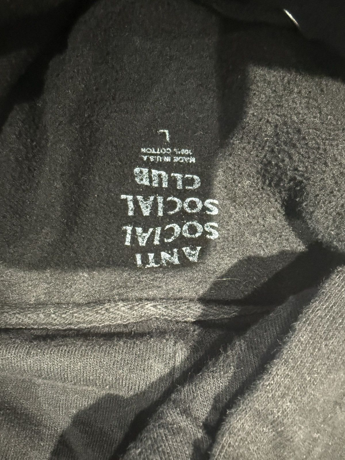 Anti Social Social Club Anti social social club hoodie black Size US L / EU 52-54 / 3 - 5 Thumbnail