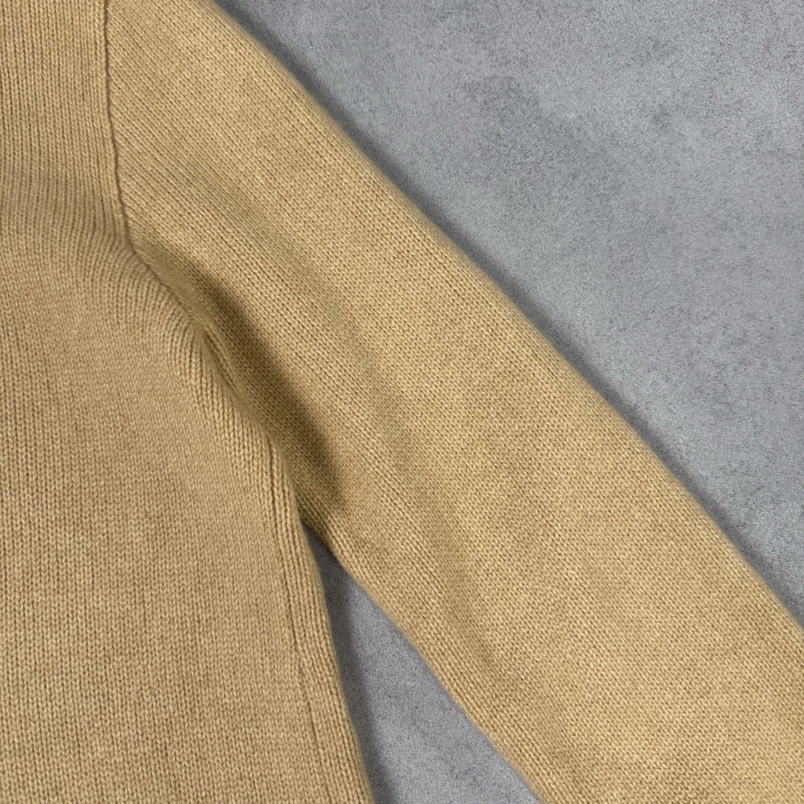 Vintage Lorena Antoniazzi Women Chashmere Zip Sweater Beige Size 44 Size M / US 6-8 / IT 42-44 - 15 Thumbnail