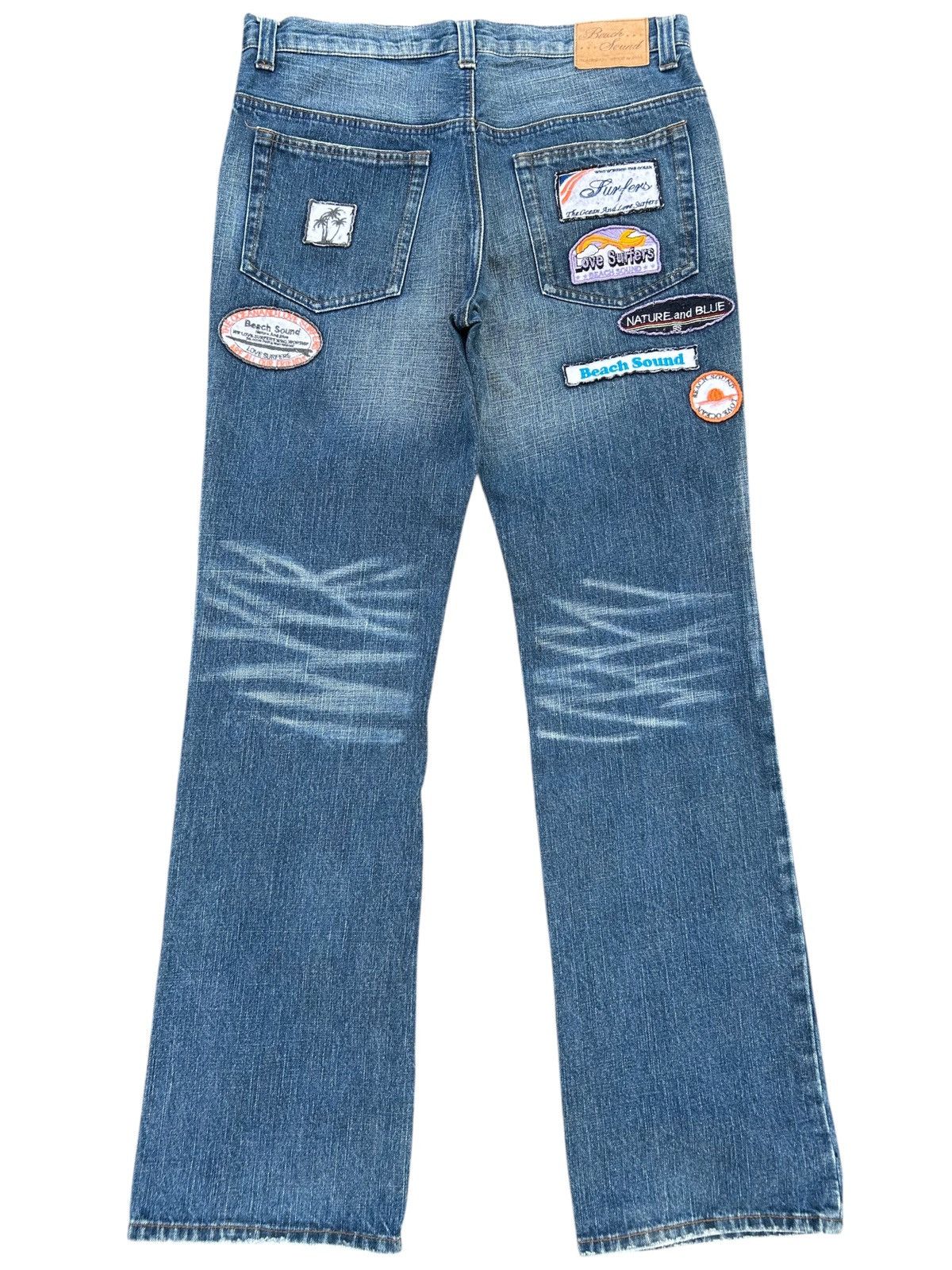 FLARE Beach Sound Japanese Style Denim Jeans ☠️🎌