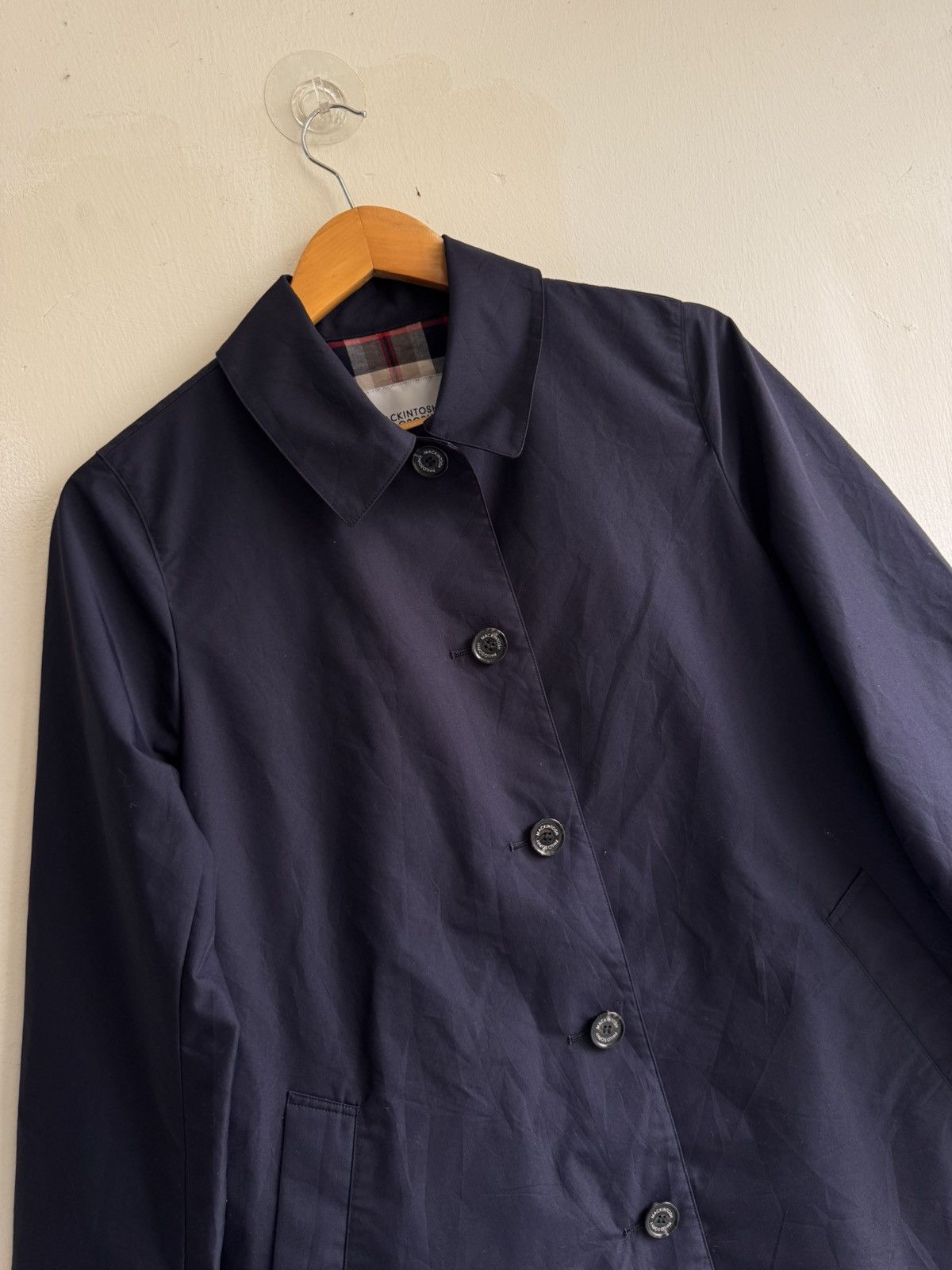 Mackintosh Mackintosh Philosophy Navy Trench Coat blue navy🔥 Size S / US 4 / IT 40 - 3 Thumbnail