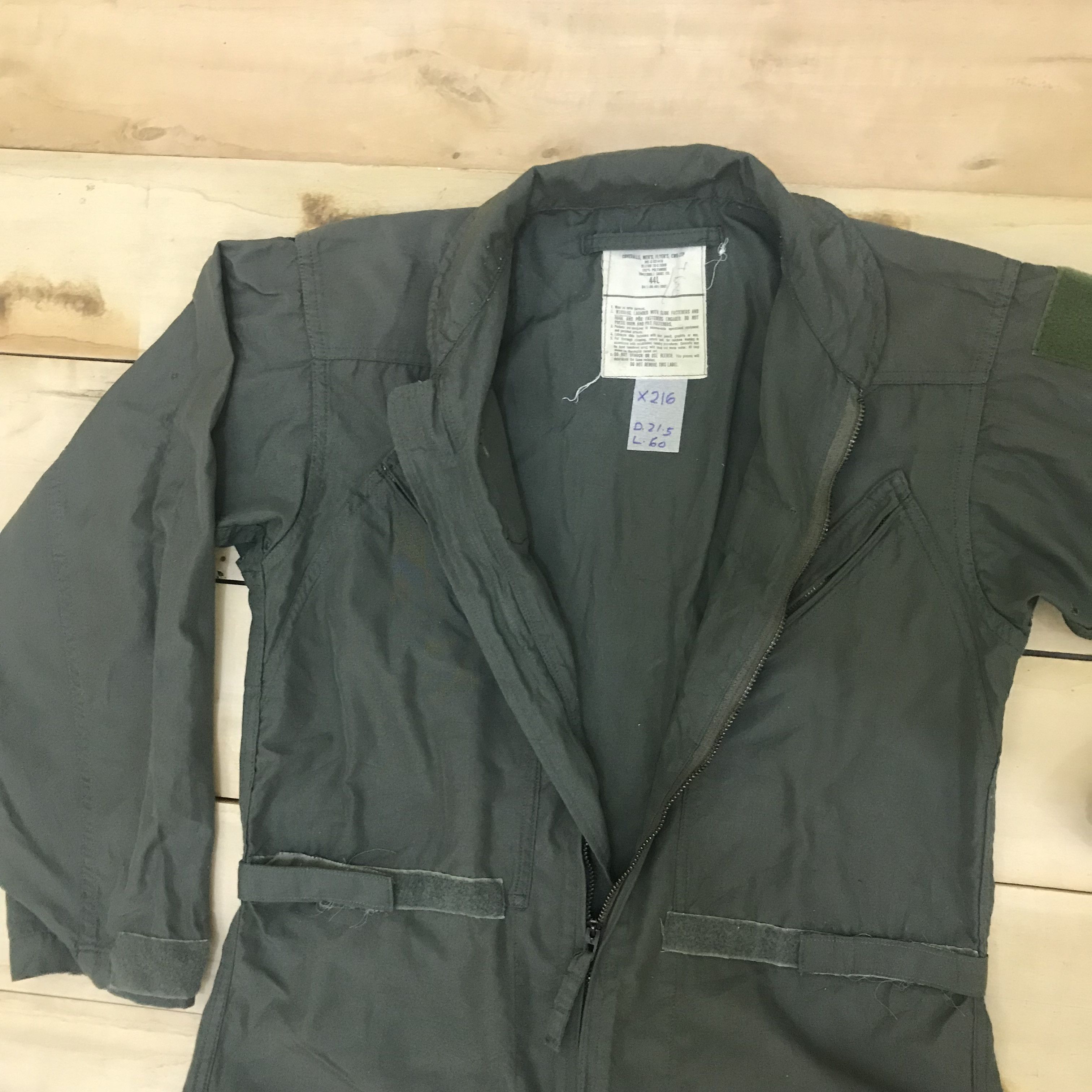 Vintage X216 RARE! VTG COVERALLS FLAYERS PILOT ARMY PARACHUTE Size US 34 / EU 50 - 3 Thumbnail