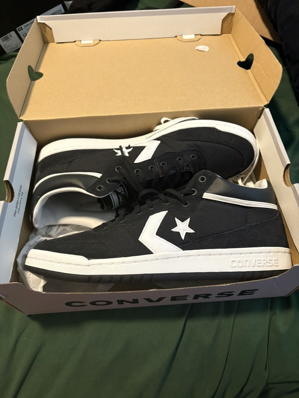 Converse Converse Fastbreak Pro Mid Black/White Size 11.5 Size US 11.5 / EU 44-45 - 2 Thumbnail