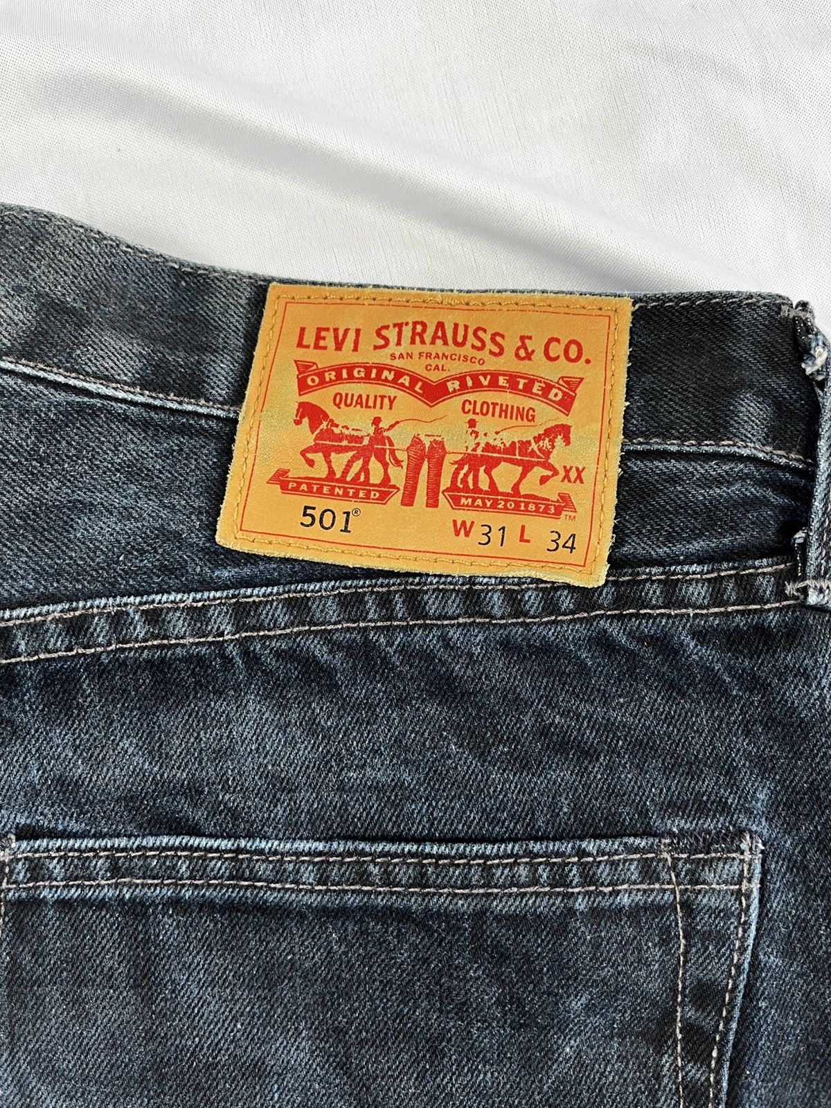 Levi's LEVIS STONEWASH acid JEANS 501 RARE Size US 31 - 8 Thumbnail