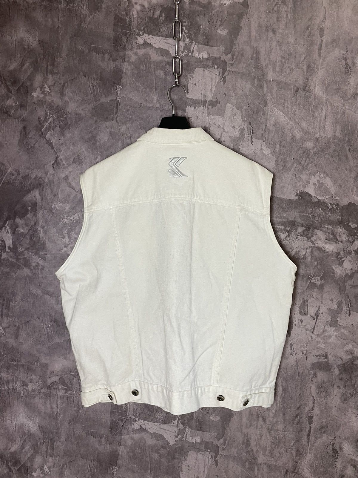 Karl Kani × Rap Tees × Vintage vintage karl kani denim vest jacket Size US L / EU 52-54 / 3 - 9 Thumbnail