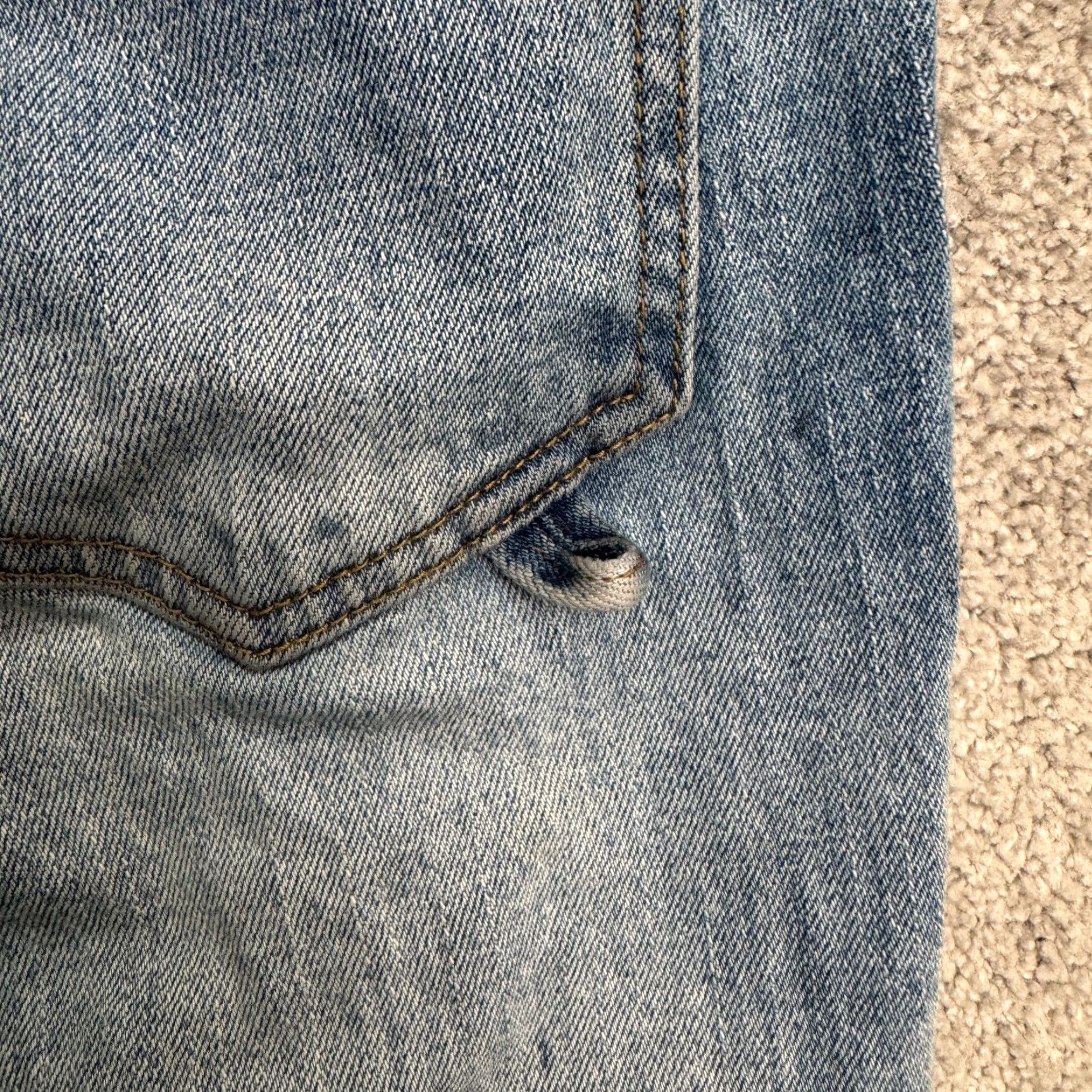 I Love Ugly I Love Ugly Jeans Pant Regular Rise Fixed Waist Tapered Slim Denim Size US 31 - 7 Thumbnail