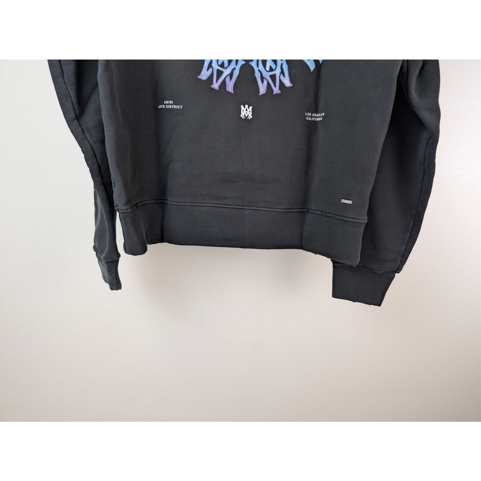 Amiri o1rshd1 Stacked Amiri Circle Logo Arts Hoodie in Black Size US M / EU 48-50 / 2 - 12 Thumbnail
