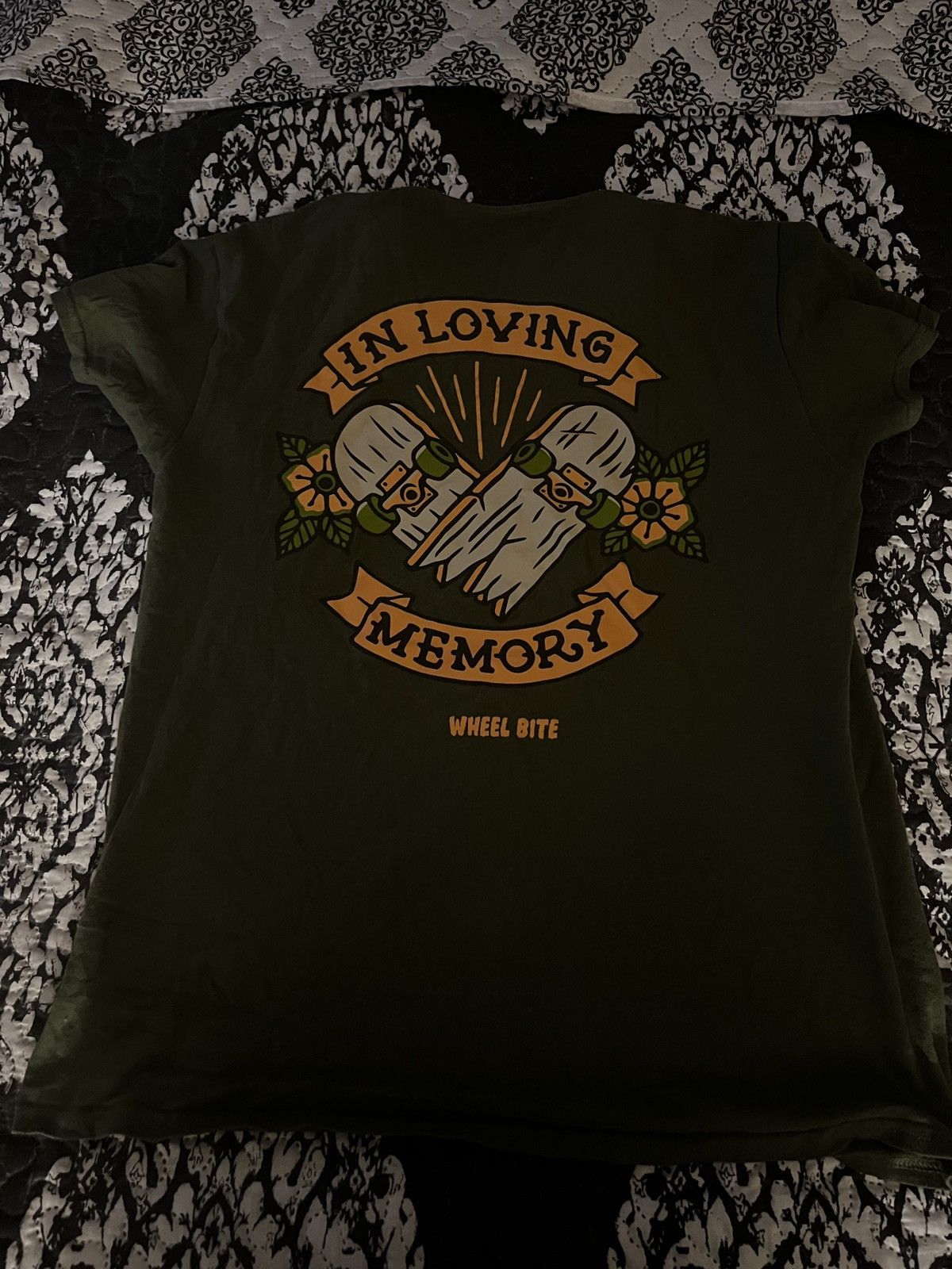 Other Wheel Bite 'In Loving Memory' Skateboard Tee Small Size US S / EU 44-46 / 1 - 4 Thumbnail
