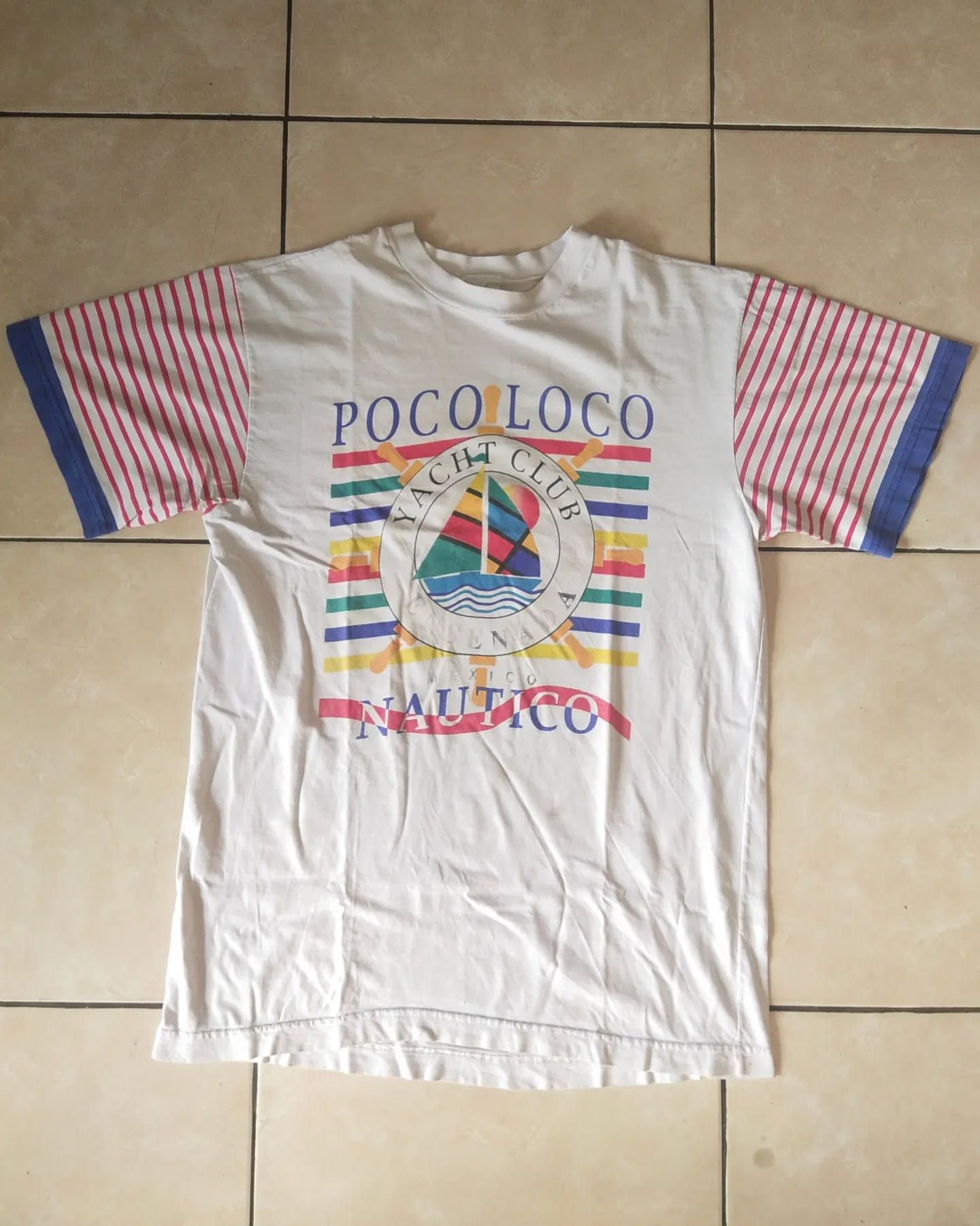 Vintage Vintage Poco Loco Nautico Yacht Club Tees Size US L / EU 52-54 / 3 - 2 Thumbnail