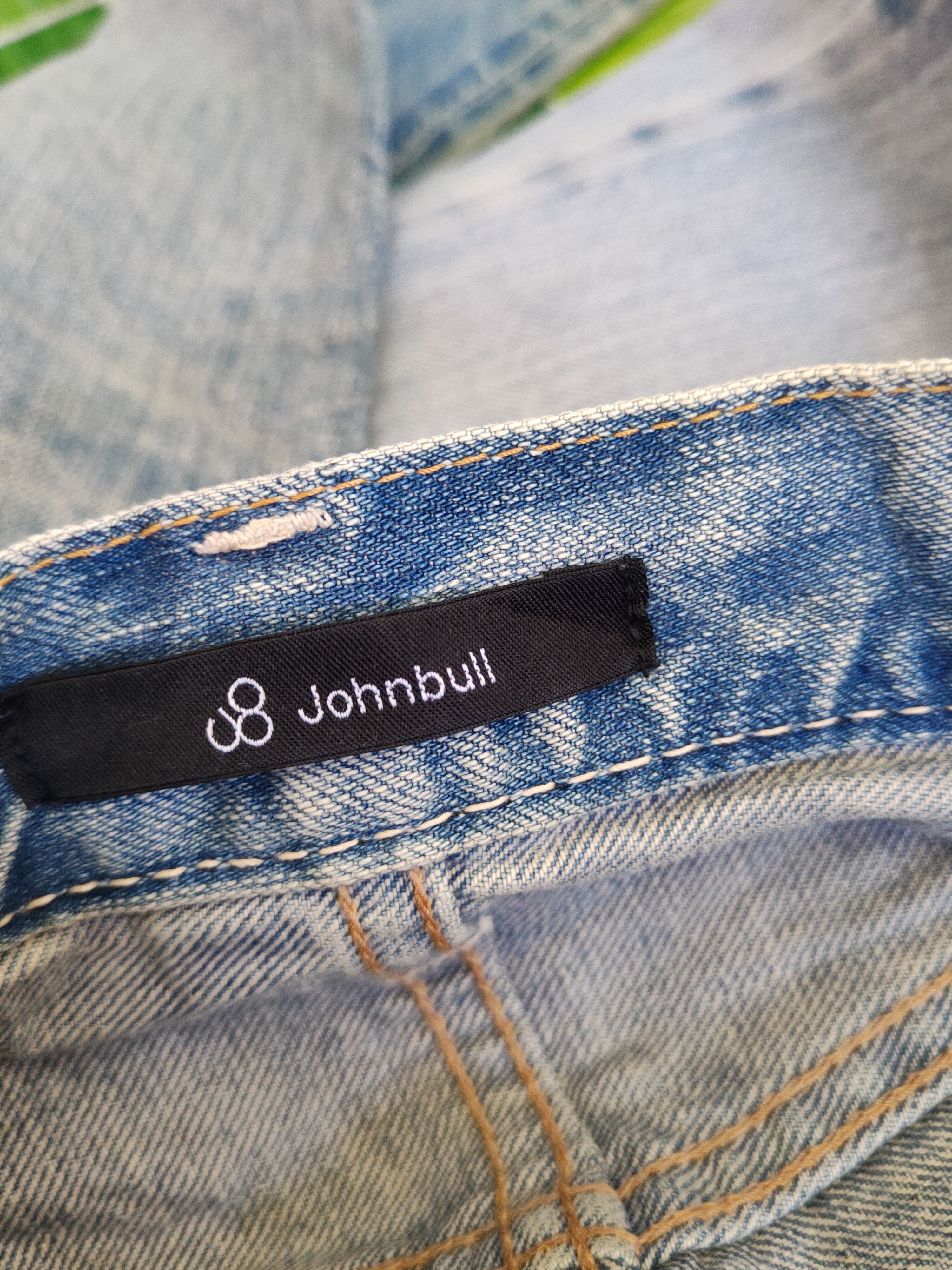 Johnbull John Bull Blue Faded Distressed Ripped Jeans #S1698DL Size US 30 / EU 46 - 17 Thumbnail