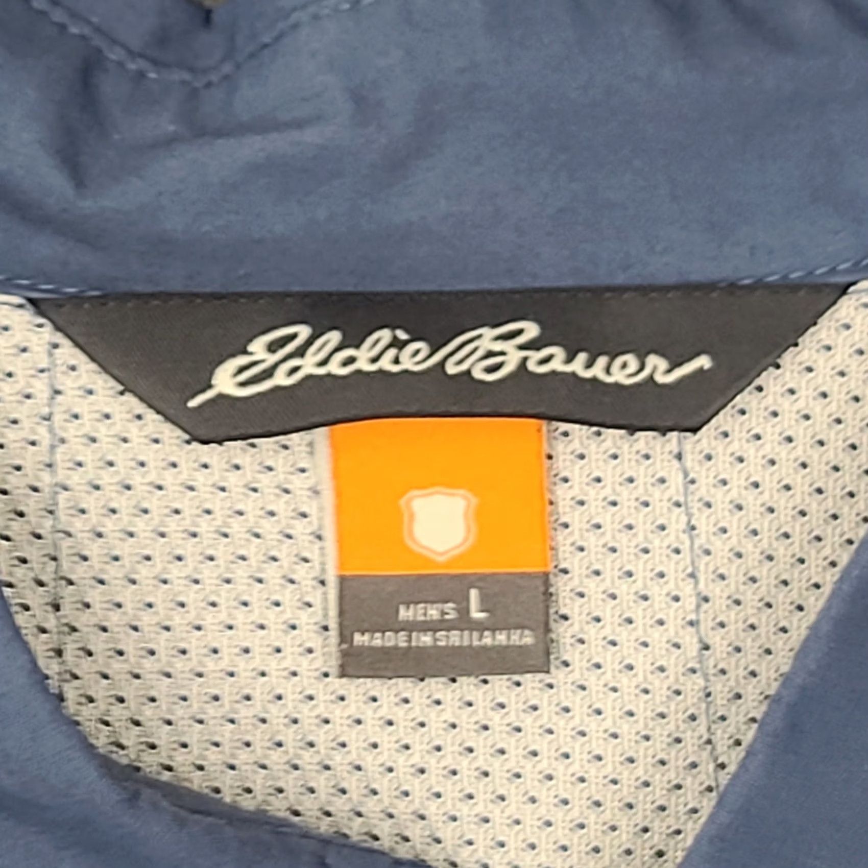 Eddie Bauer Eddie Bauer Sport Shop Shirt Mens Large Blue Long Sleeve FreeDry Moisture-Wicking Pockets Button-Up Fishing Hiking Casual Travel Shirt Size US L / EU 52-54 / 3 - 3 Thumbnail