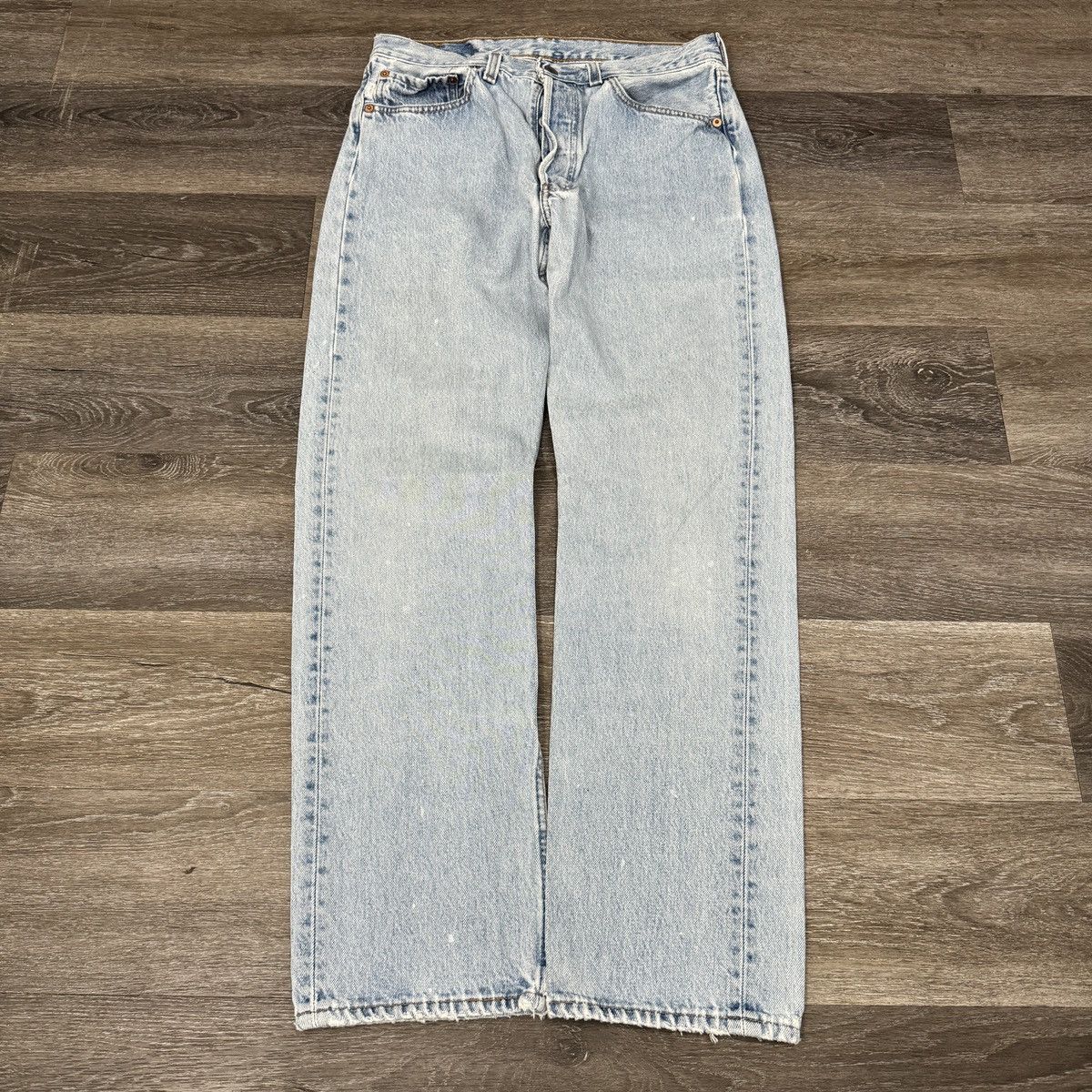 Japanese Brand × Levi's × Vintage Vintage 90s Levi’s 501XX button fly light wash jeans Size US 30 / EU 46 - 2 Thumbnail