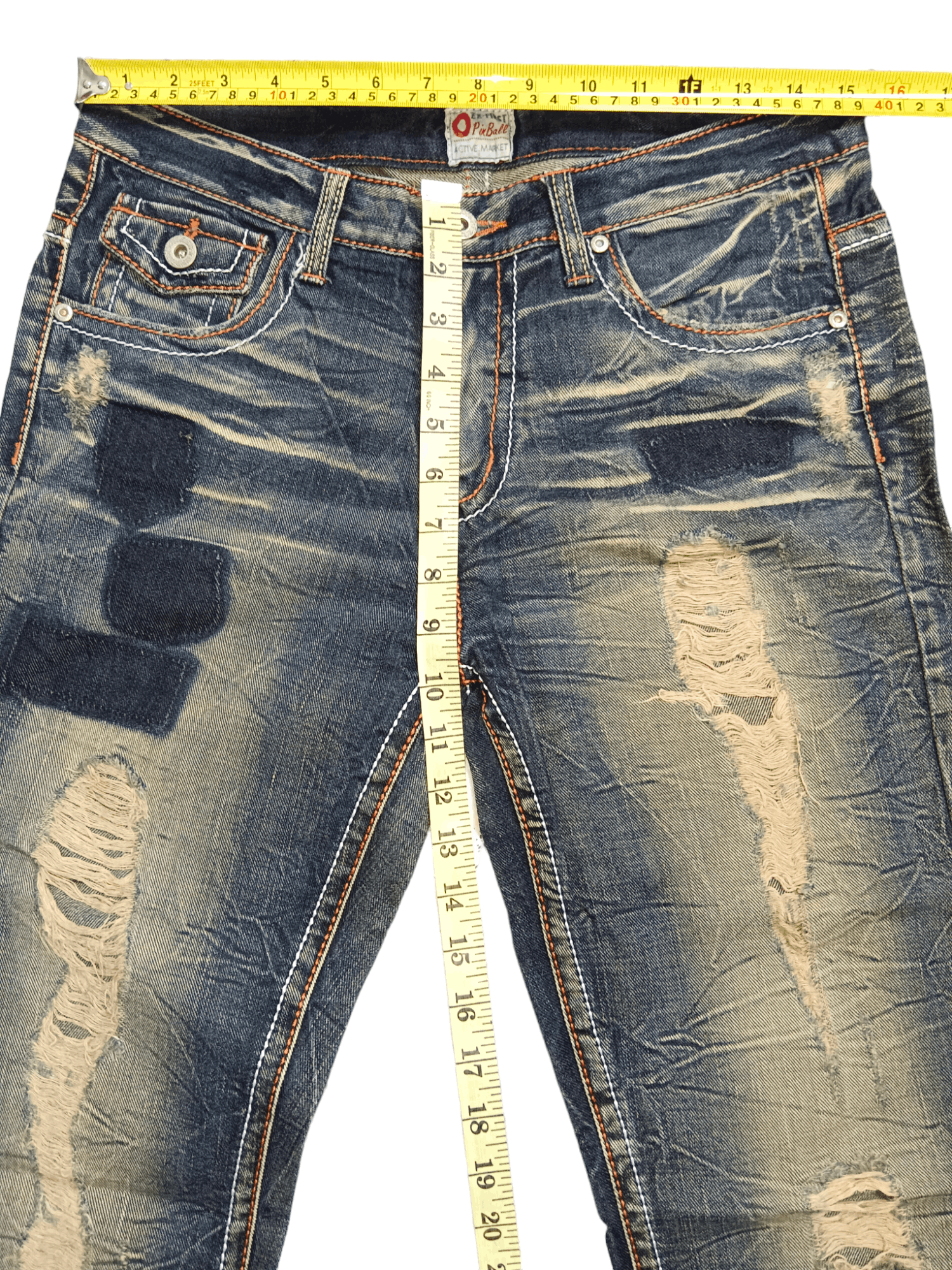 Japanese Brand 🔥FYE🔥 Seditionaries Distressed Flare Jeans Size US 30 / EU 46 - 14 Thumbnail