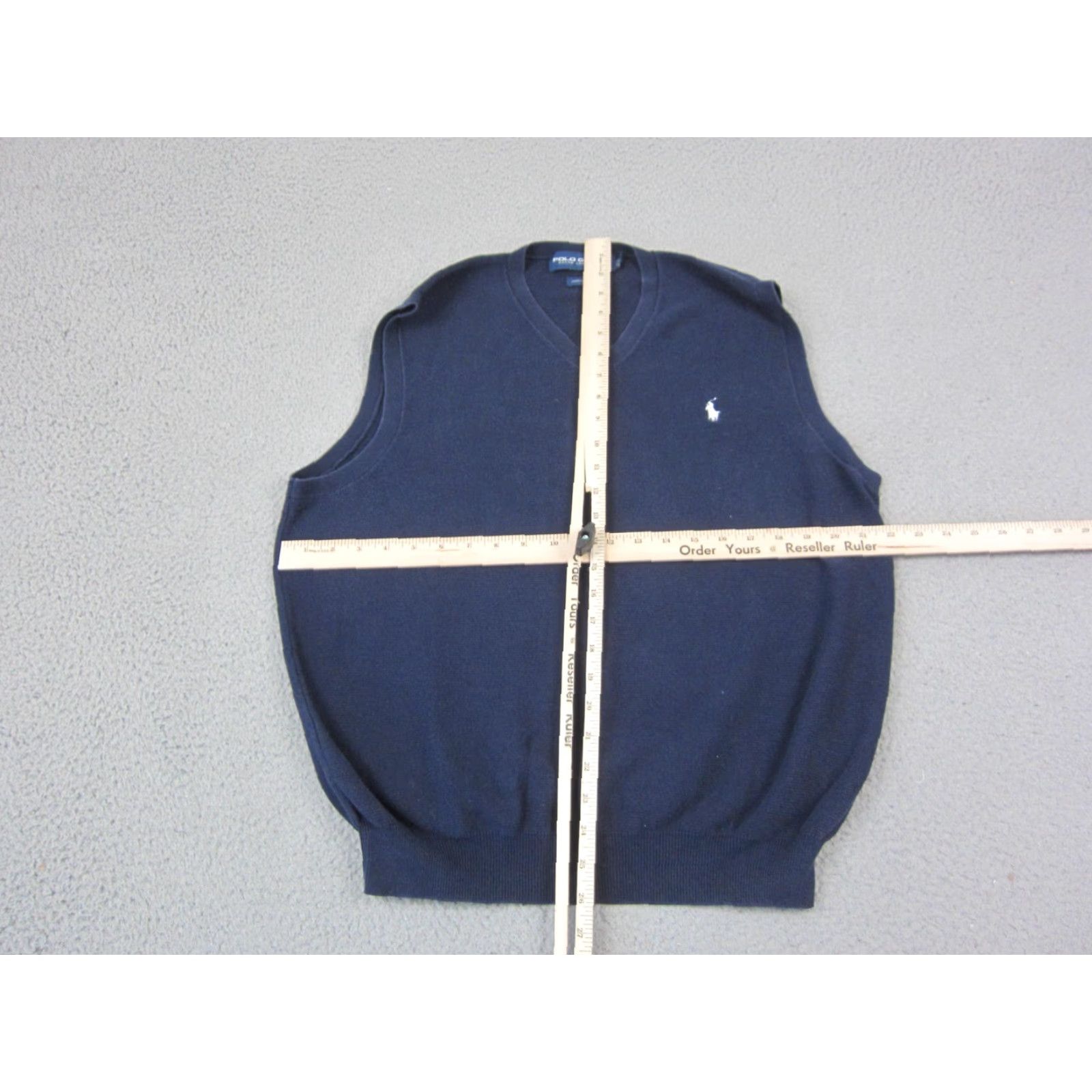 Polo Ralph Lauren Polo Ralph Lauren Vest Sweater Mens Large Blue Knit V-Neck Golf 90s Vintage Polo Ralph Lauren Vest Mens L Blue Knit V-Neck Golf 90s Vintage Size US L / EU 52-54 / 3 - 5 Thumbnail