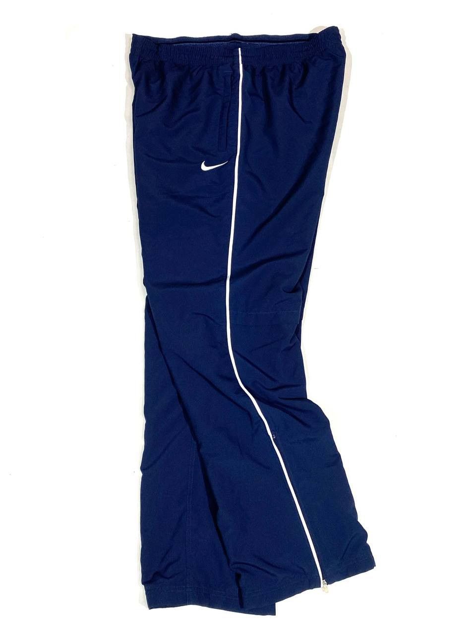 Nike Nike Track Pants Vintage Navy Nylon Y2K Parachute Size US 34 / EU 50 - 1 Thumbnail