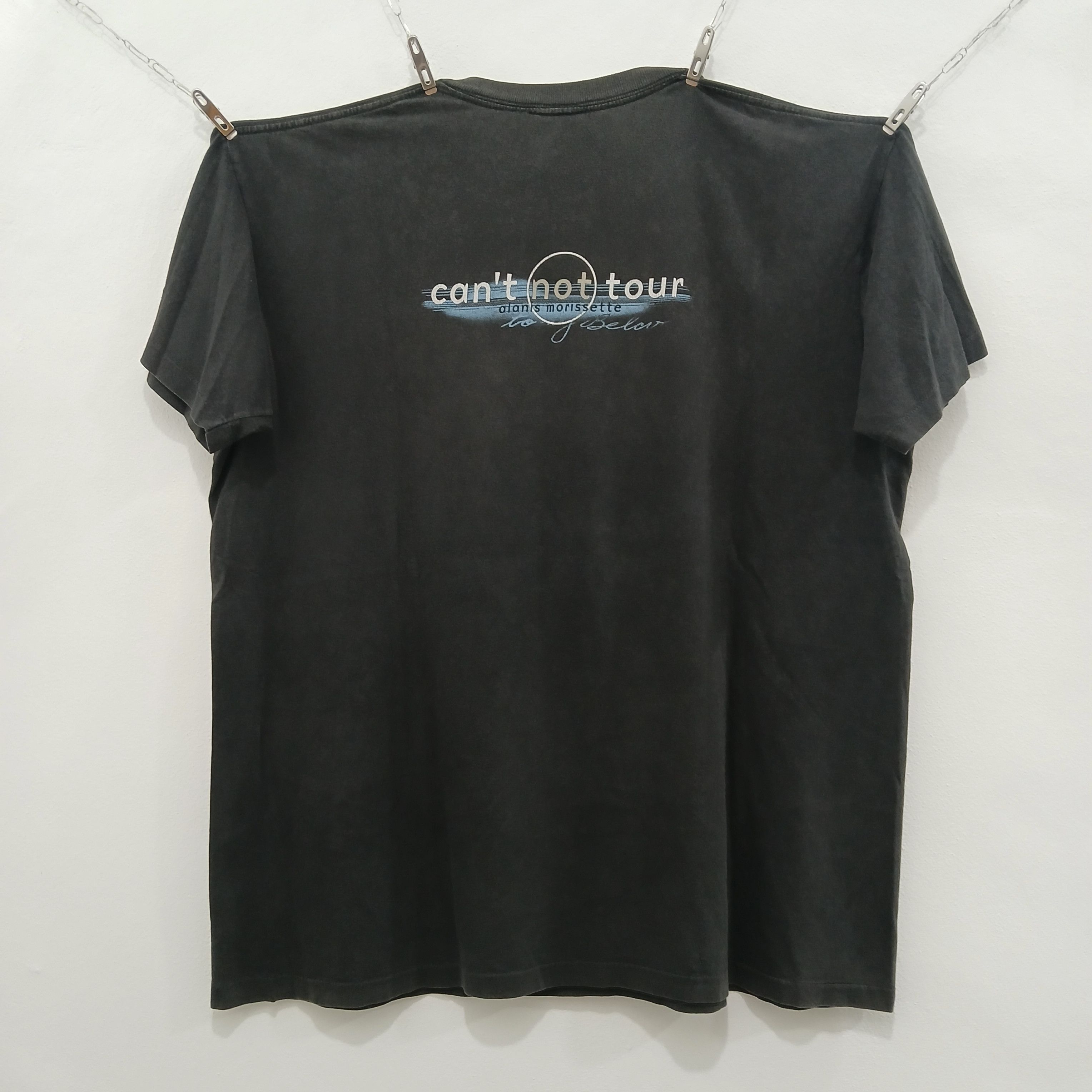 Vintage ALANIS MORISSETTE Can't Not Tour Vintage Tee 1996 Size US XL / EU 56 / 4 - 2 Thumbnail