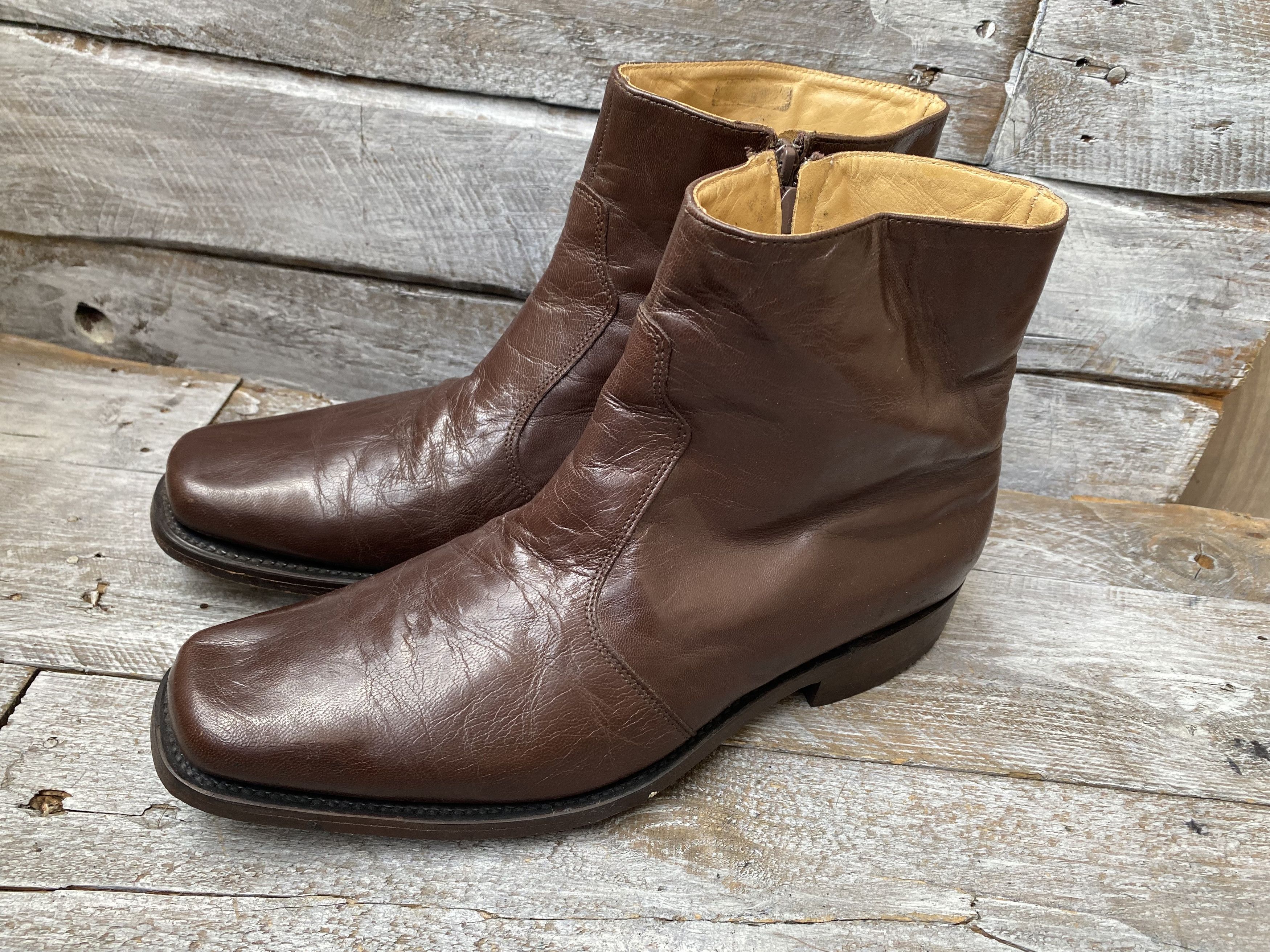Crockett & Jones Crockett and jones brown leather boots sz42 Size US 9 / EU 42 - 1 Thumbnail