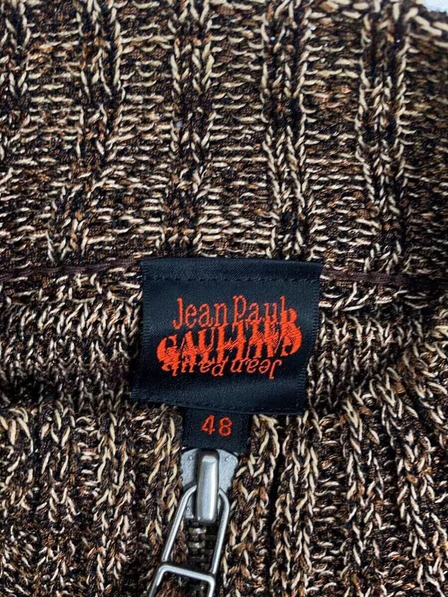 Jean Paul Gaultier Stitch Pattern Full Zip Knit Sweater Size US M / EU 48-50 / 2 - 4 Thumbnail