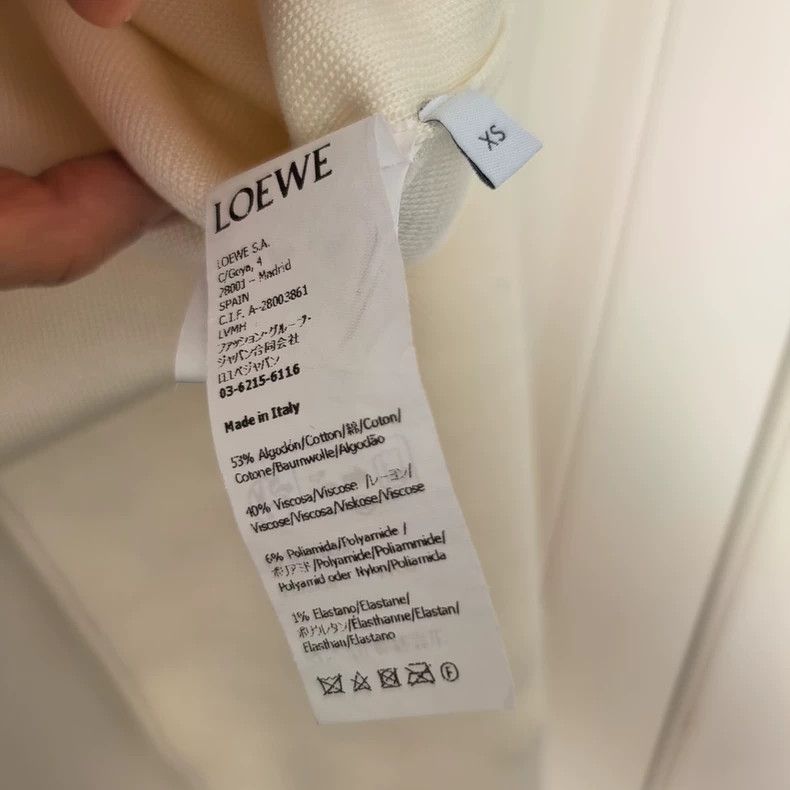 Loewe LOEWE Knitted wild white coat Size XS / US 0-2 / IT 36-38 - 4 Thumbnail