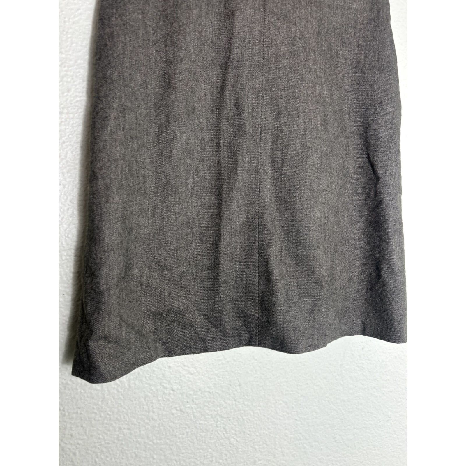 Banana Republic Banana Republic Skirt Gray Wool Stretch A-Line Side Zip 2 Knee Length Women MPN 26X21 Size 26" / US 2 / IT 38 - 2 Thumbnail