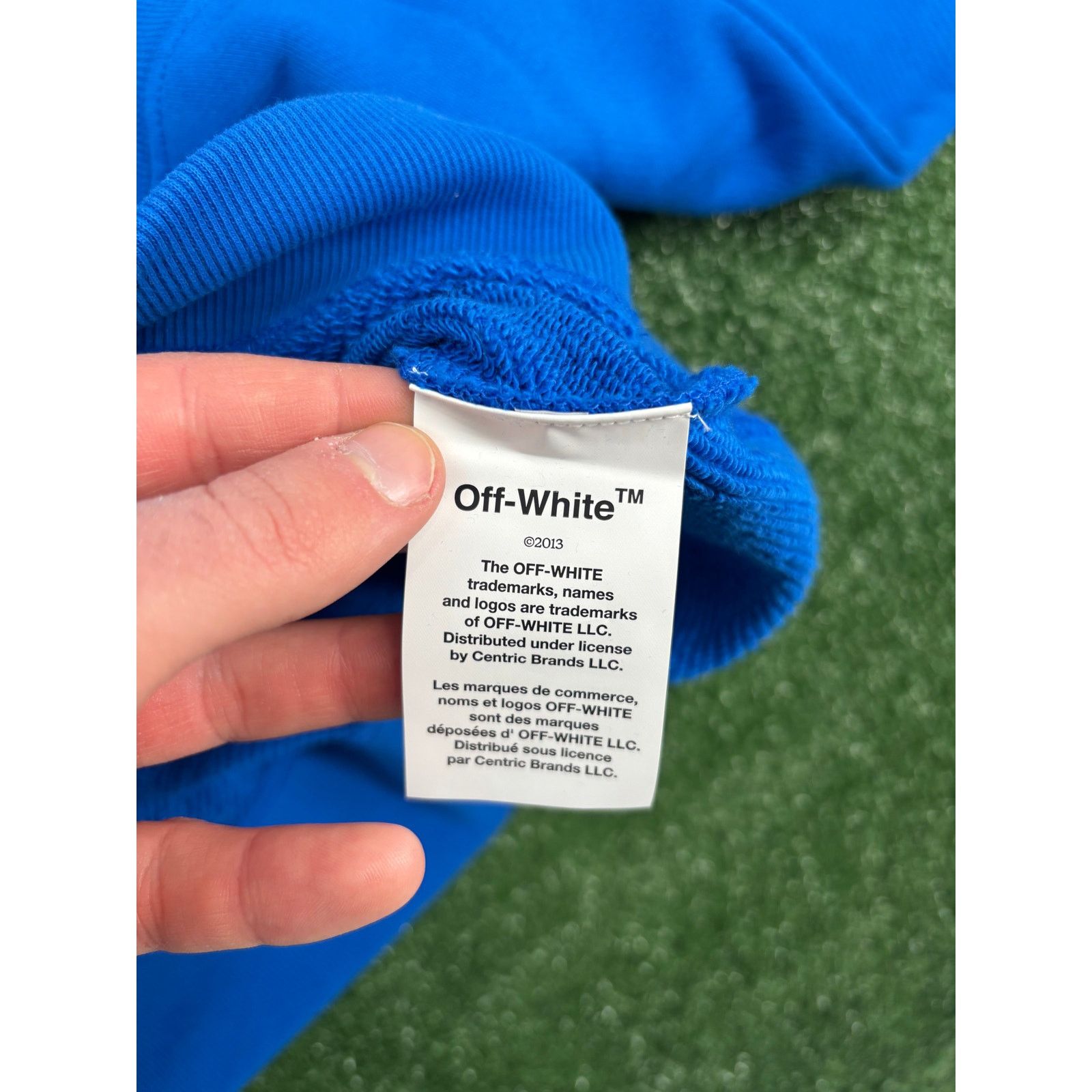 Off-White Off-White Blue Pullover Hoodie Size Small Size US S / EU 44-46 / 1 - 6 Thumbnail