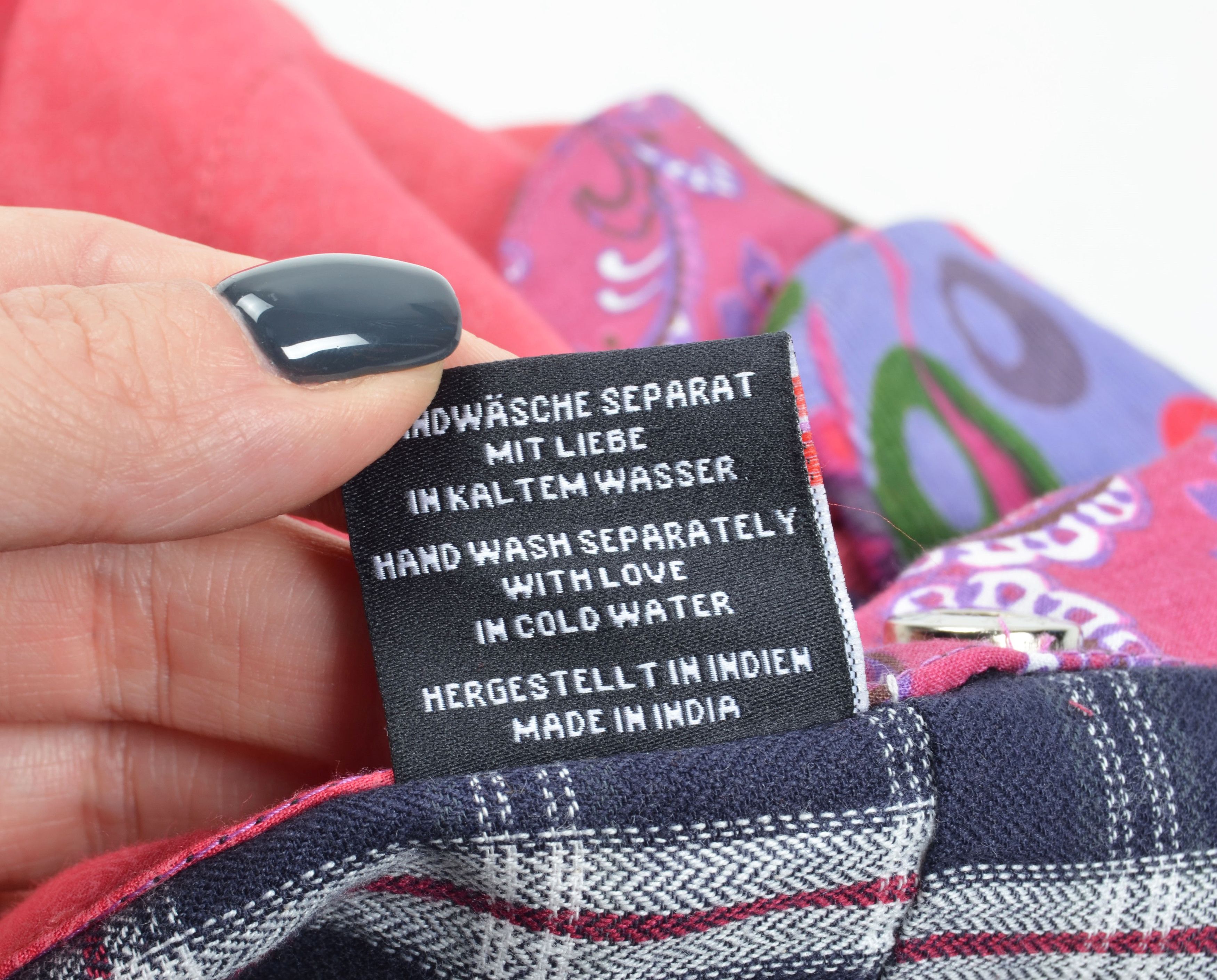 Vintage Moshiki & Nijens Y2K Reversible Wrap Mini Skirt Size 28" / US 6 / IT 42 - 6 Thumbnail