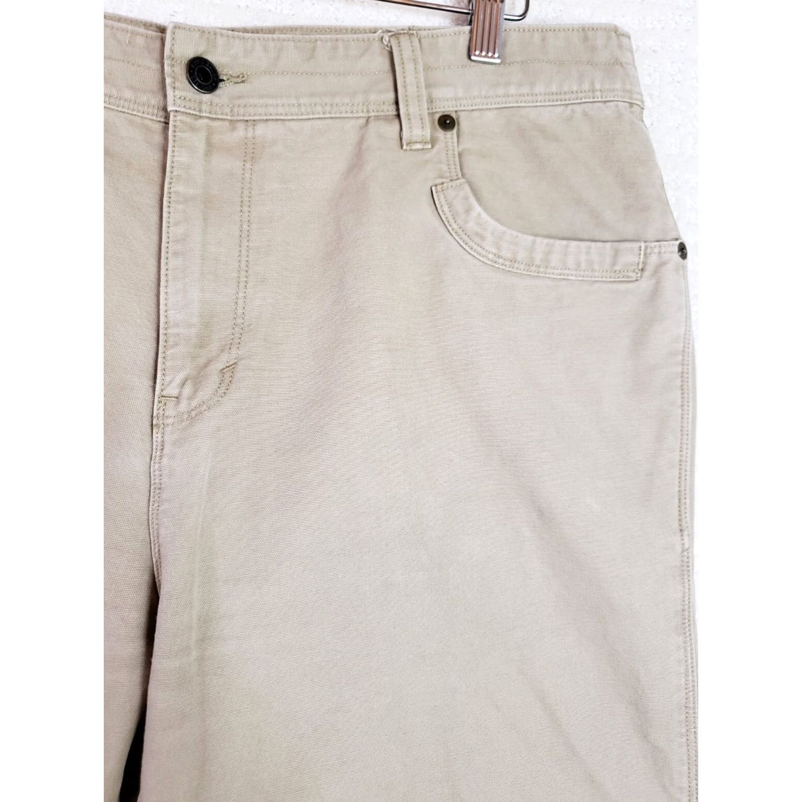 Eddie Bauer VINTAGE Eddie Bauer Pants Canvas Saddle 38x30 Relaxed Straight Utility Workwear Men Mens Size US 38 / EU 54 - 4 Thumbnail