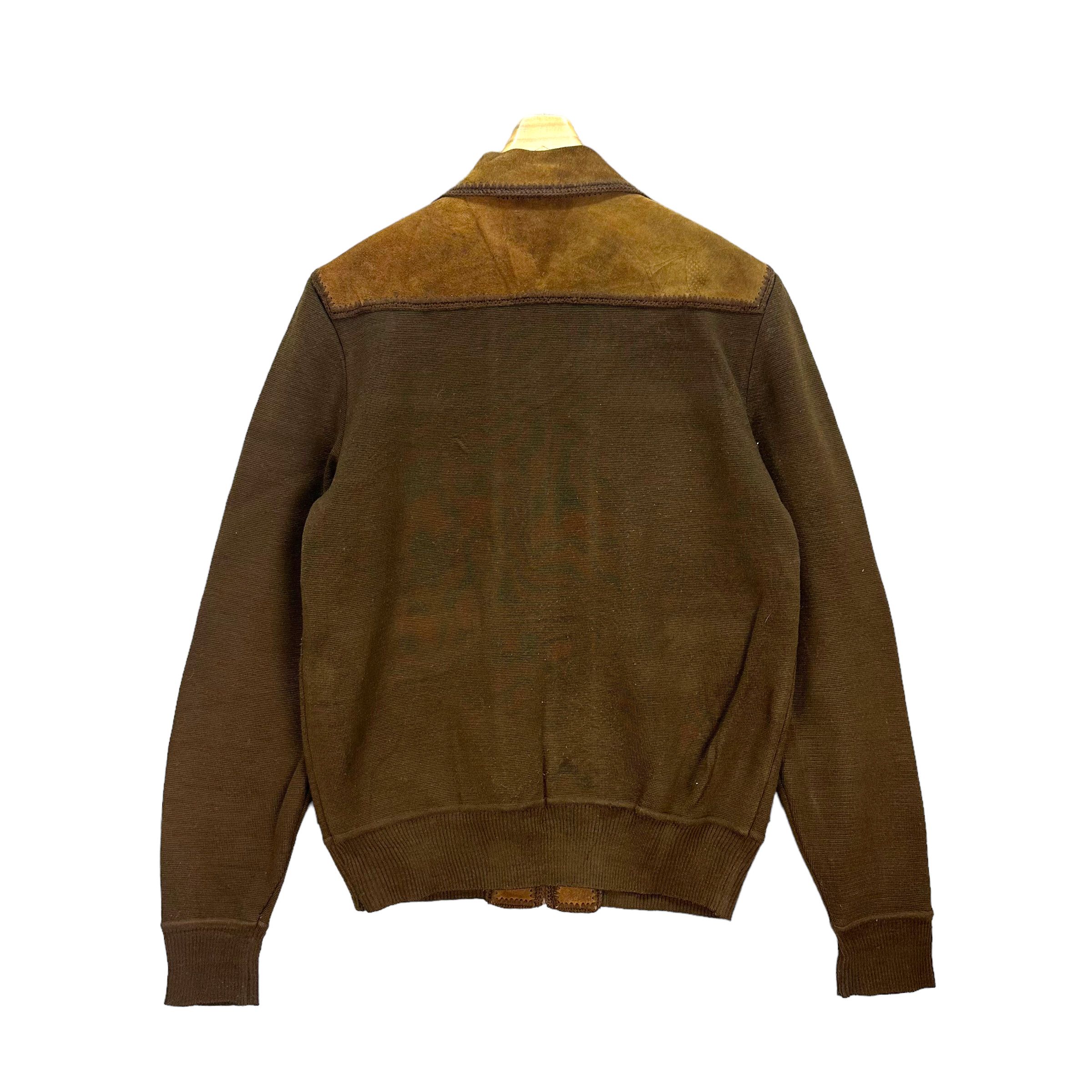 Japanese Brand VINTAGE UNBRAND SUEDE HYBRID JACKET #7880-187 Size US S / EU 44-46 / 1 - 8 Thumbnail