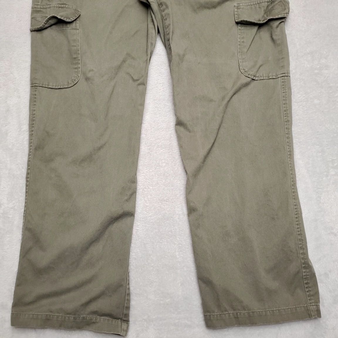 Vintage VINTAGE Utility Wear Cargo Pants Men L Beige Baggy Y2K Skate 90s Drawstring Cargo Pocket Slash Pocket Casual Men's Pants Size US 33 - 2 Thumbnail