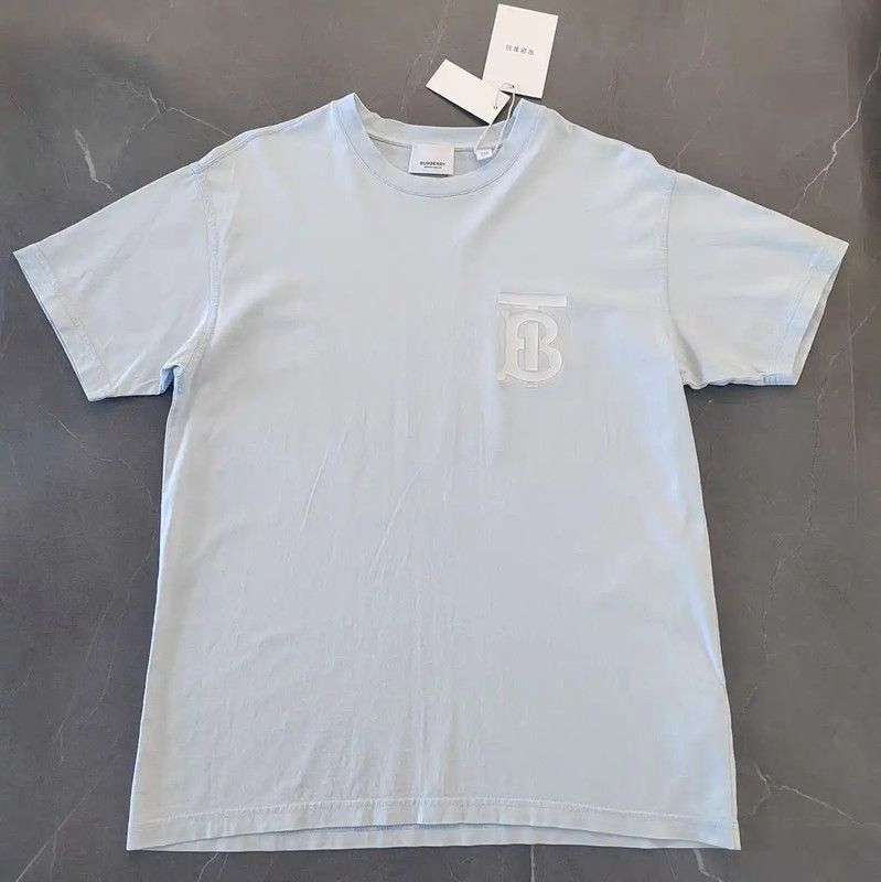Burberry Light Blue Cotton Women's T-Shirt