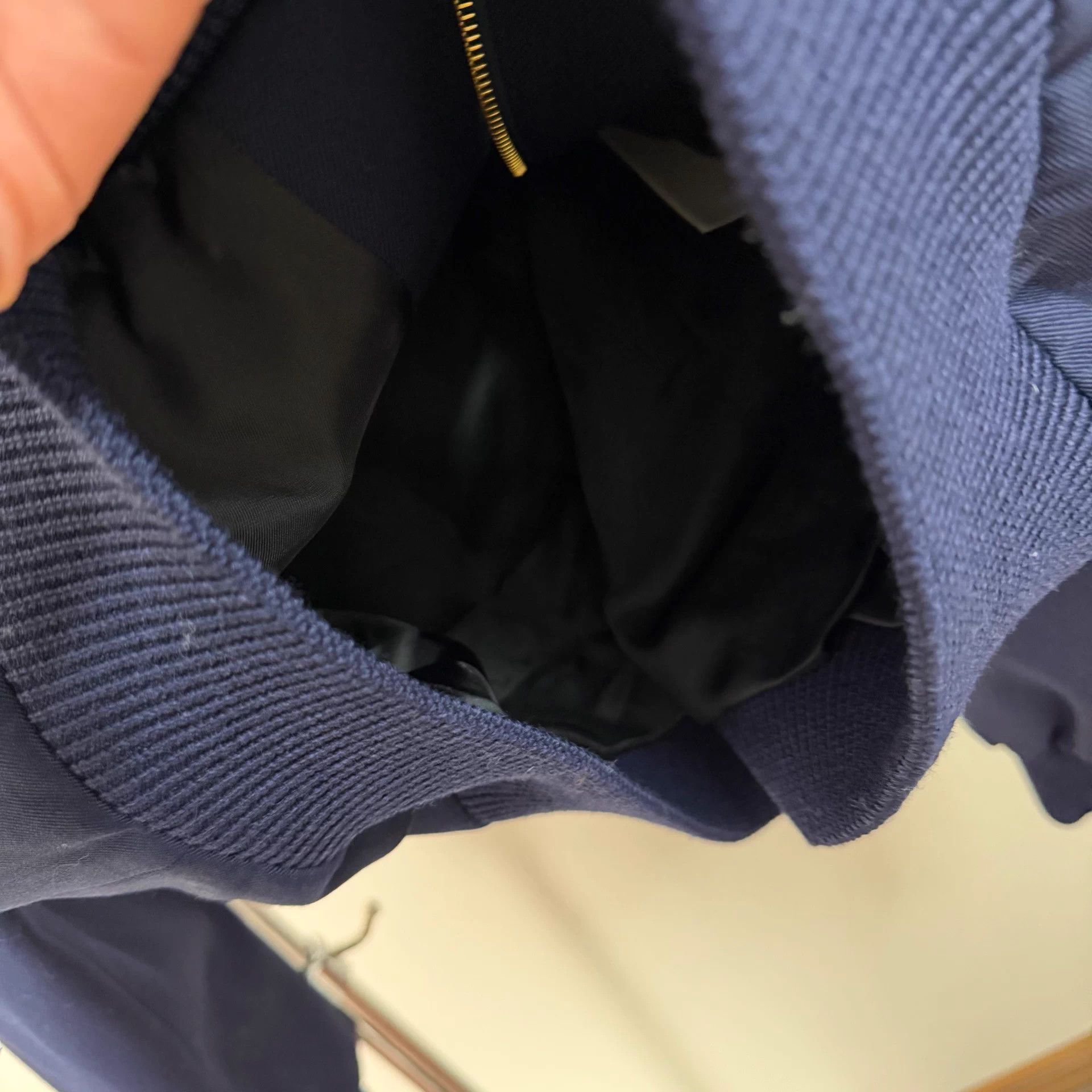 Celine CELINE 25ss stand-collar patch-pocket men's blue jacket Size US M / EU 48-50 / 2 - 8 Thumbnail