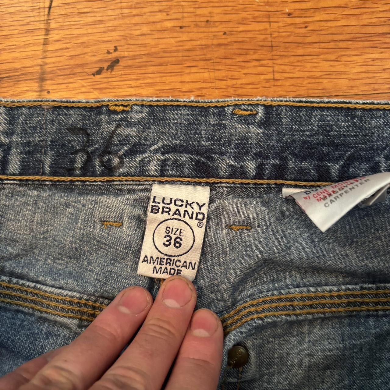 Lucky Brand VINTAGE CRAZY BAGGY LUCKY BRAND DENIM Size US 34 / EU 50 - 4 Thumbnail