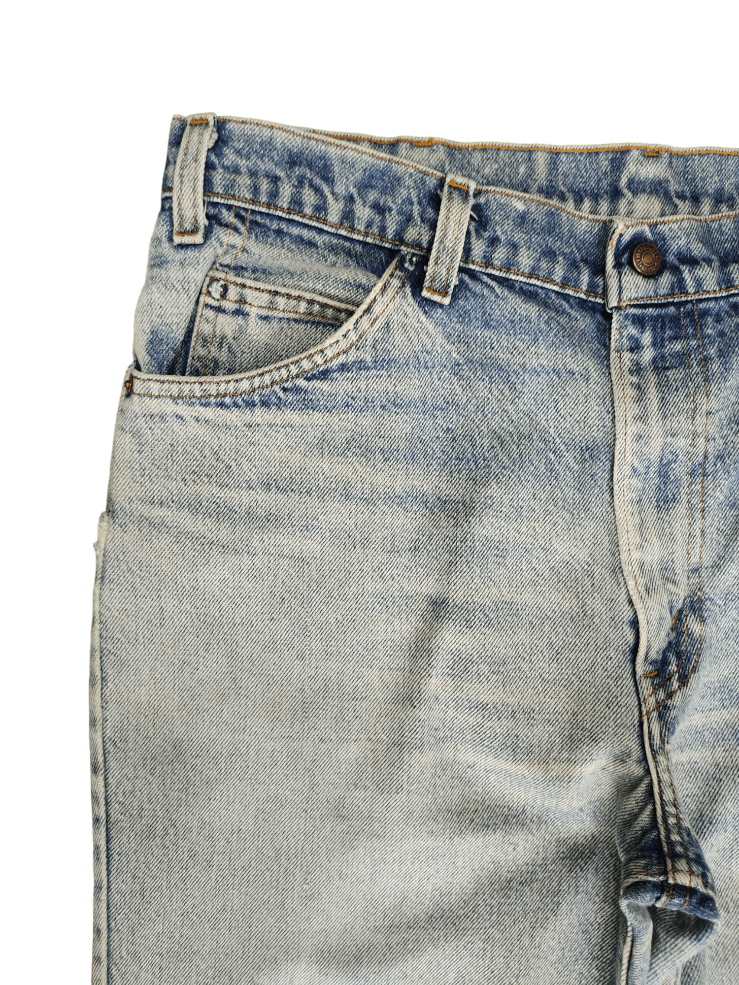 Levi's Vintage Clothing Size 34x29 Vintage 80s Levis Orange Tag Light Wash Jeans Size US 34 / EU 50 - 4 Thumbnail