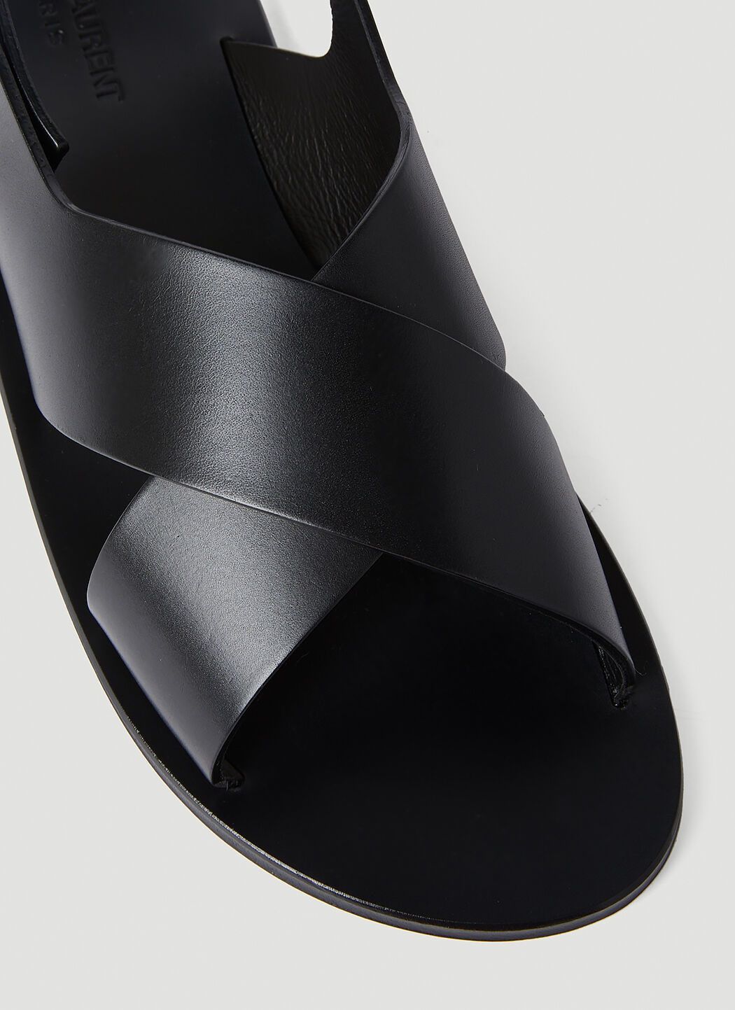 Saint Laurent Paris Saint Laurent Paris Mojave Sandals - Black Calf Leather Size US 9 / EU 42 - 6 Thumbnail