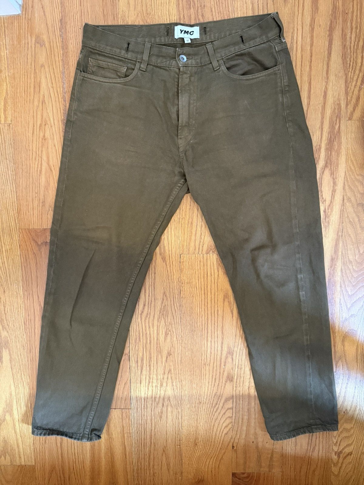YMC YMC Brown Denim Pants Size US 32 / EU 48 - 1 Thumbnail